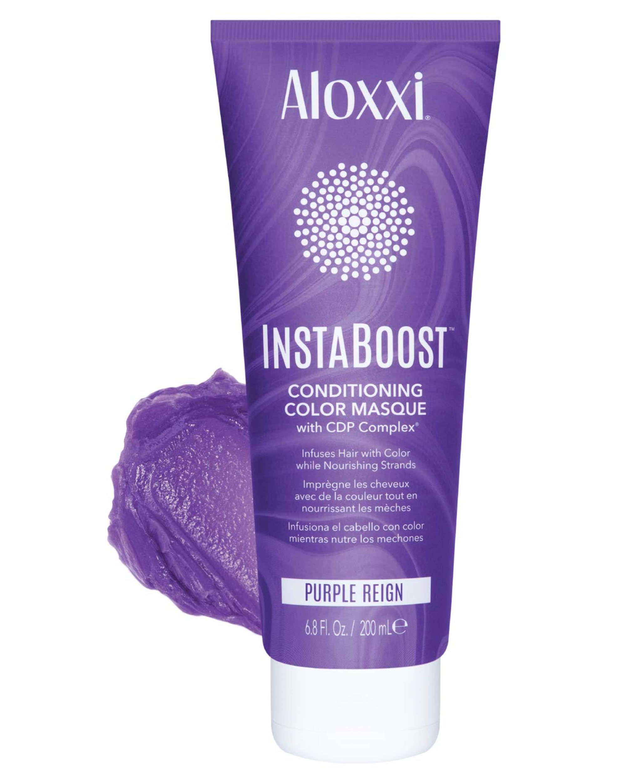 Mascarilla Acondicionadora Depositante De Color Aloxxi Instaboost Purple - Venta Internacional.