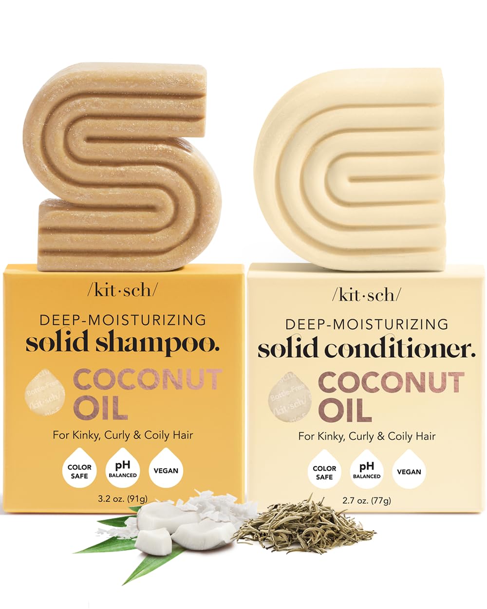 Foto 2 pulgar | Set De Champú Y Acondicionador Kitsch Deep Moisturizing Coconut - Venta Internacional.