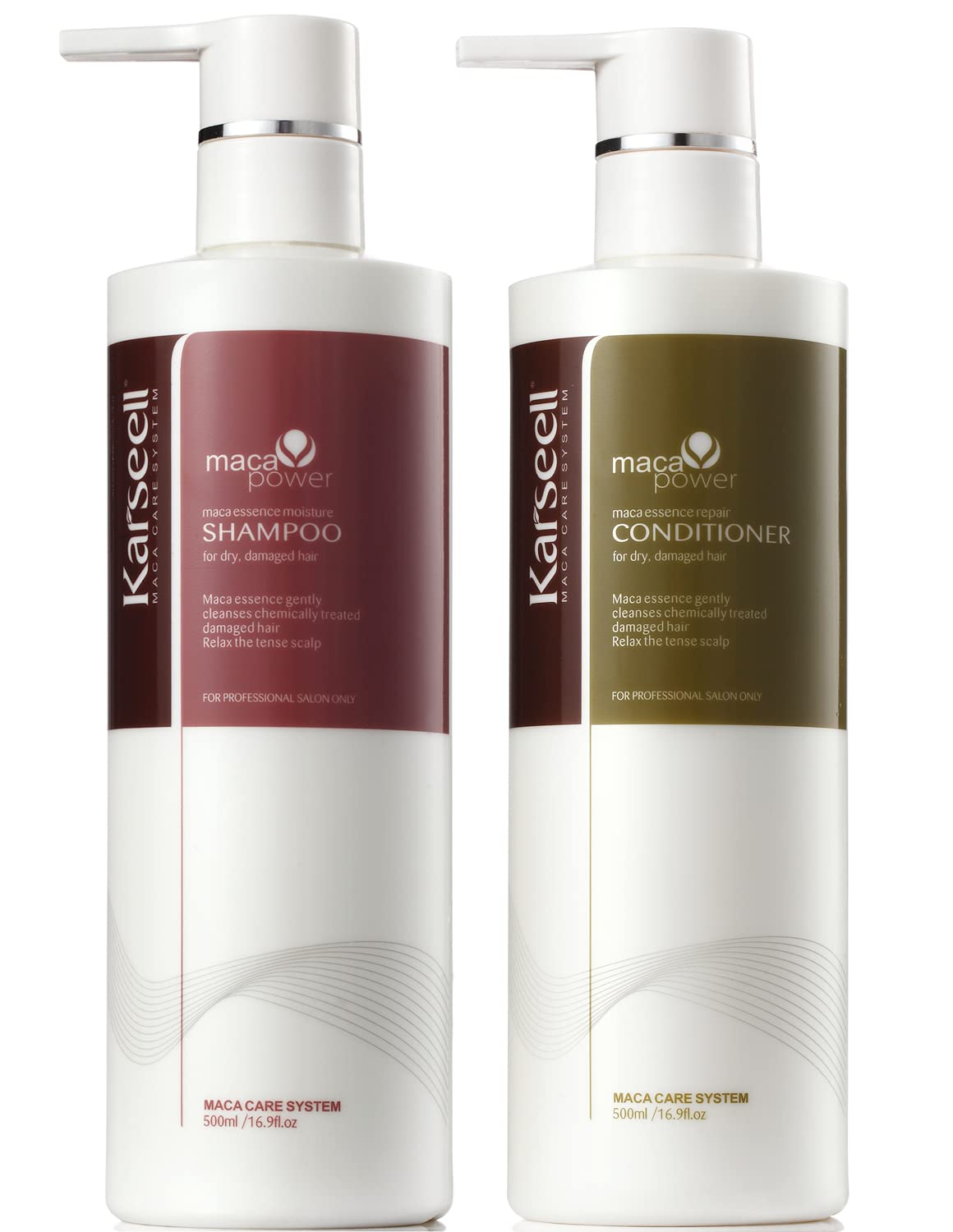 Foto 1 | Champú Karseell Con Aceite De Argán Marroquí Y Extracto De Maca, 800 Ml - Venta Internacional.