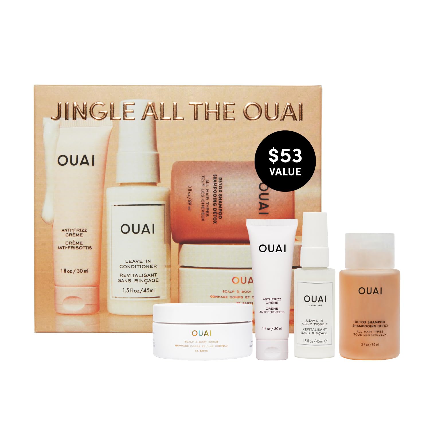 Set De Cuidado Corporal Y Capilar Tamaño Viaje Ouai Jingle All The Ouai - Venta Internacional.