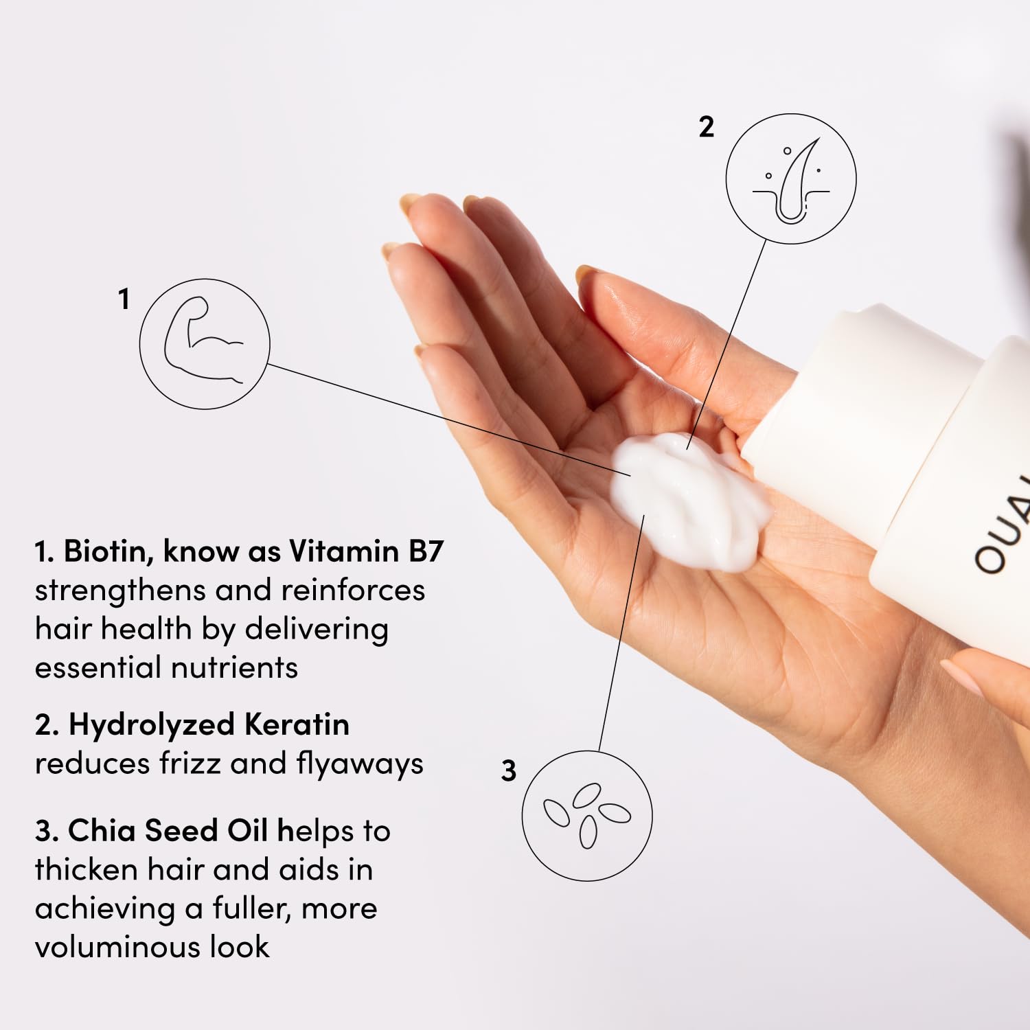Foto 6 pulgar | Set De Champú Y Acondicionador Ouai Fine Para Cabello Fino, 300 Ml - Venta Internacional.