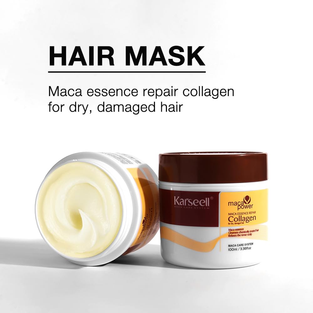 Foto 3 pulgar | Set De Tratamiento Capilar Karseell Collagen Deep Repair 100 Ml X3 - Venta Internacional.