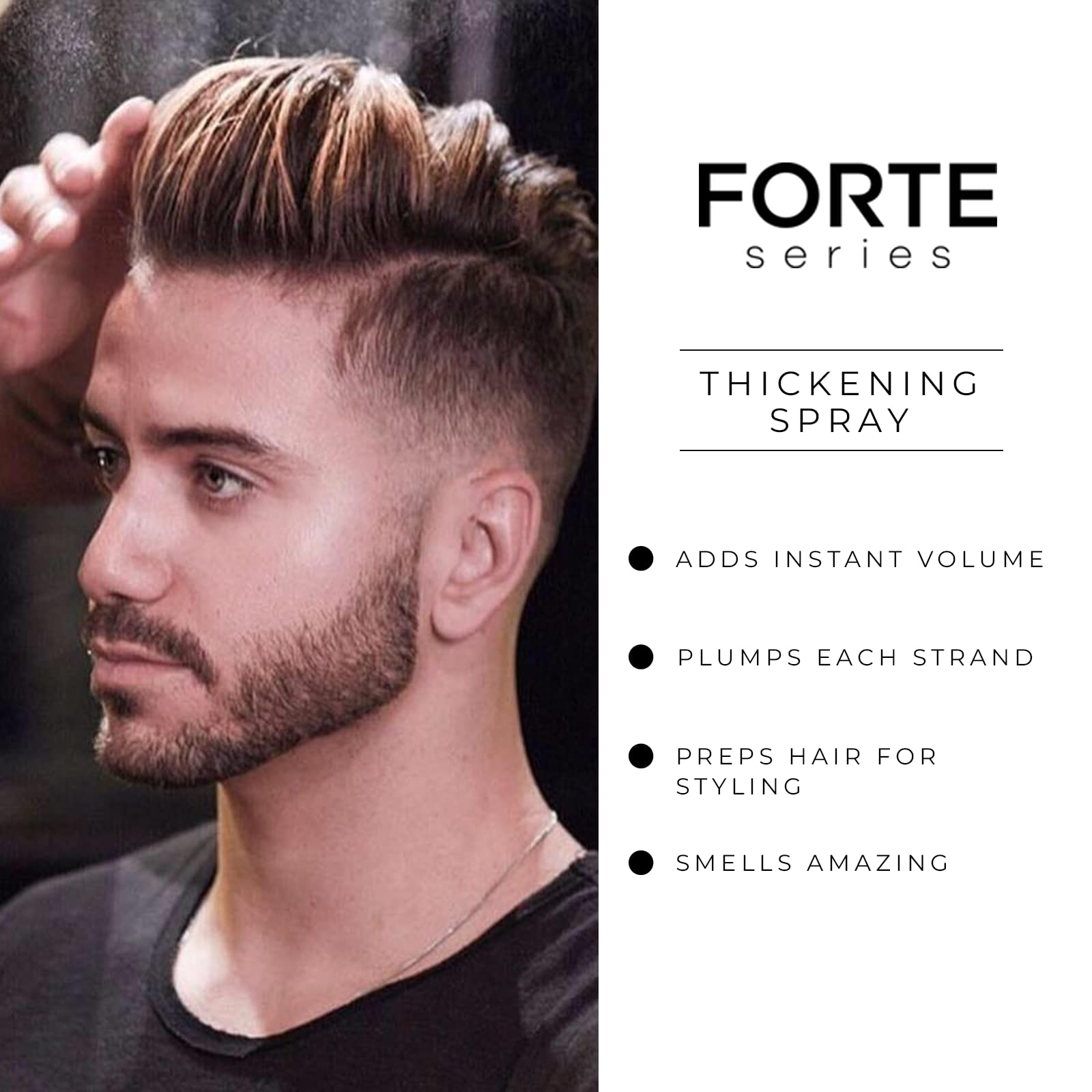 Foto 3 pulgar | Espray Para Engrosar El Cabello De La Serie Forte Para Hombre, Volumen 120 Ml - Venta Internacional.