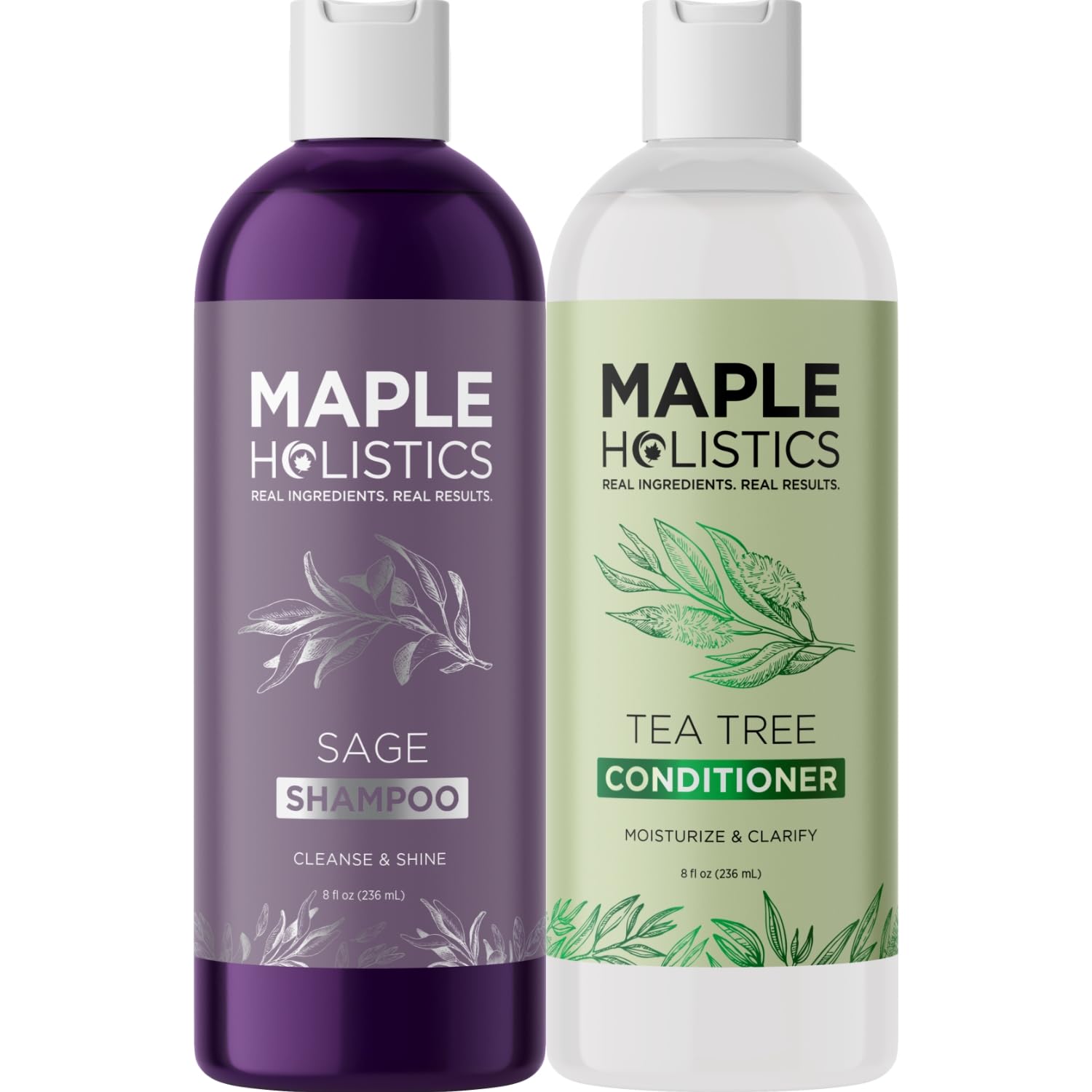 Foto 2 pulgar | Set De Champú Y Acondicionador Maple Holistics Tea Tree - Venta Internacional.