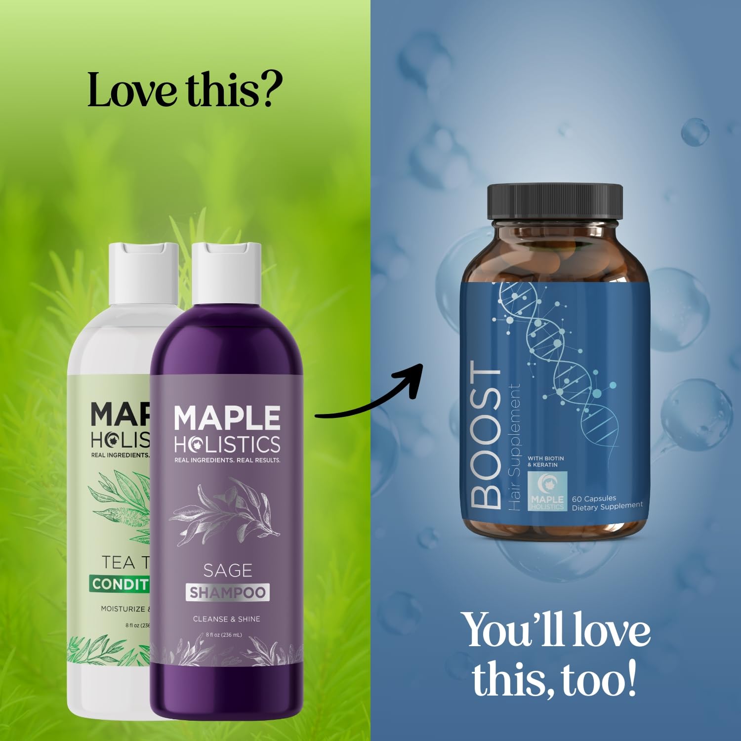 Foto 5 | Set De Champú Y Acondicionador Maple Holistics Tea Tree - Venta Internacional.