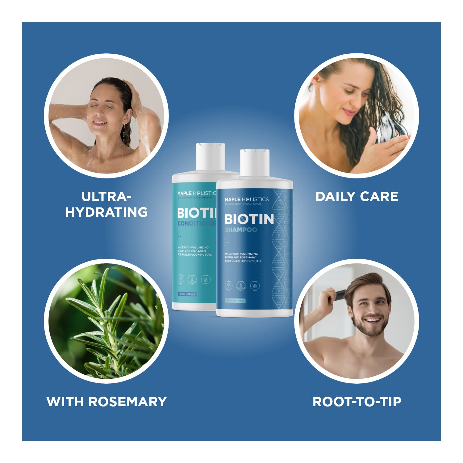 Foto 5 pulgar | Set De Champú Y Acondicionador Maple Holistics Volumizing - Venta Internacional.
