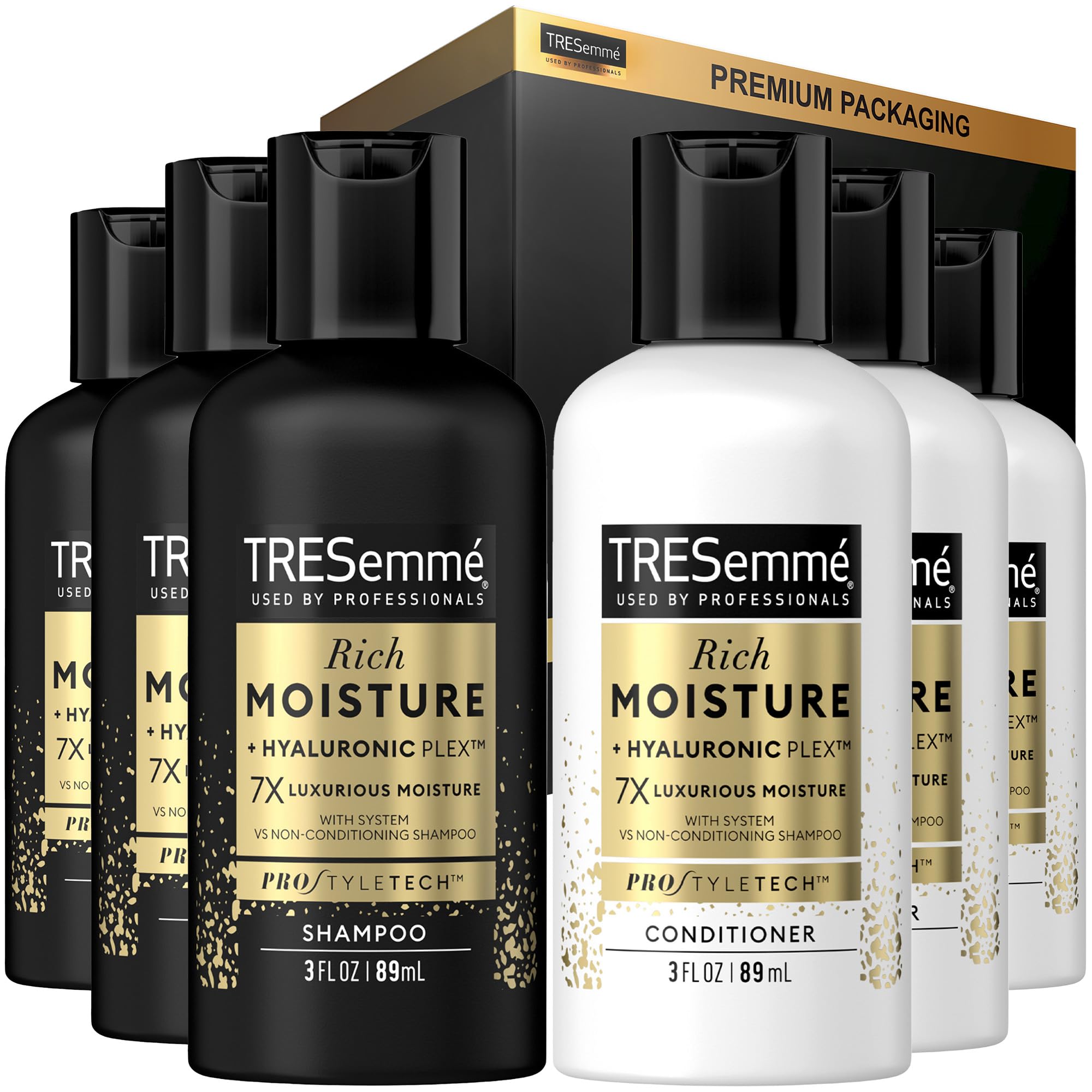 Foto 2 pulgar | Champú Y Acondicionador Tresemmé Moisture Rich Travel Talla X3 - Venta Internacional.