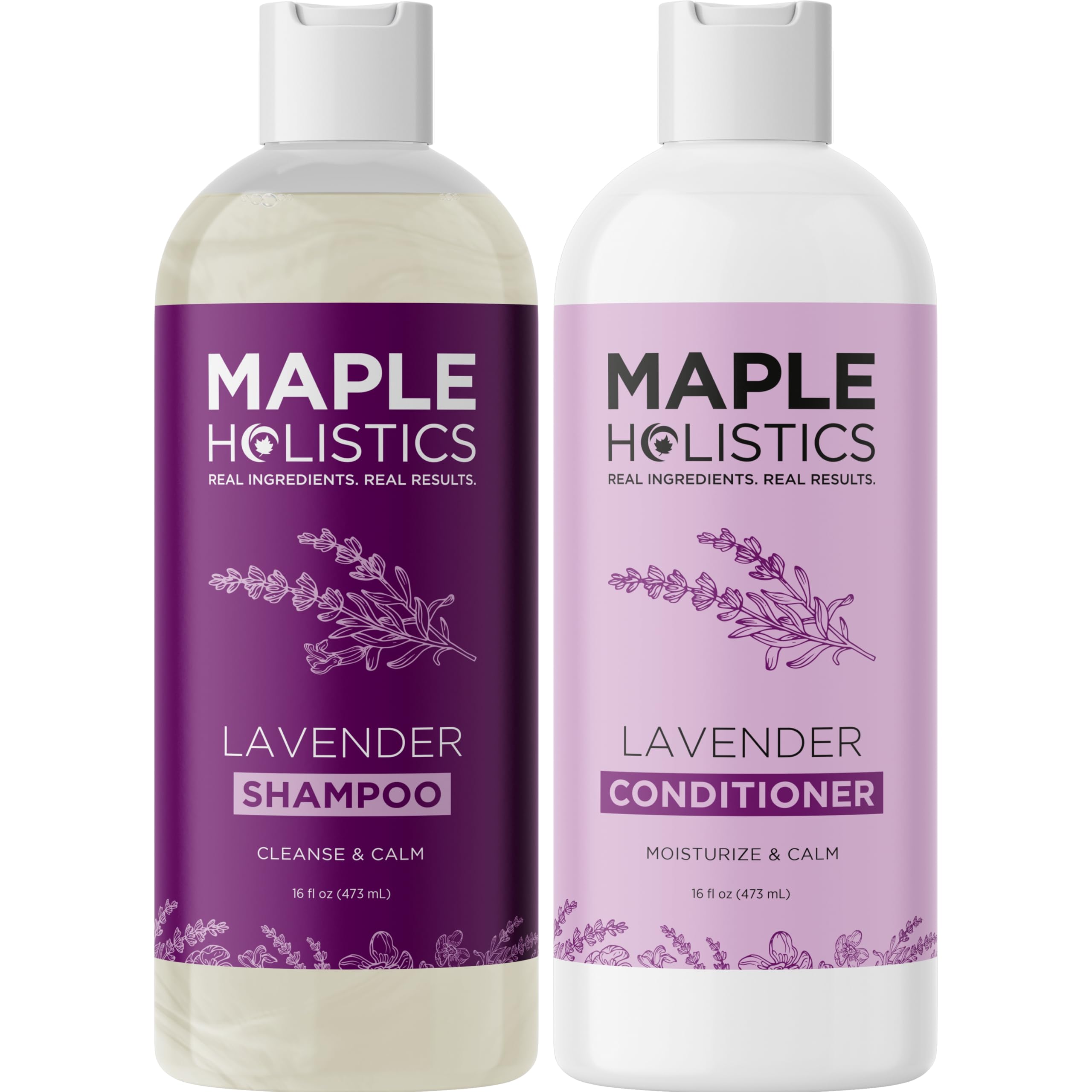 Foto 2 pulgar | Set De Champú Y Acondicionador Maple Holistics Aromatherapy Lavender - Venta Internacional.