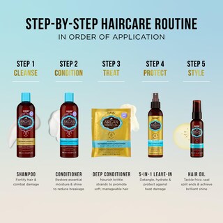 Foto 5 | Set De Champú Y Acondicionador Hask Argan Oil Repair - Venta Internacional.
