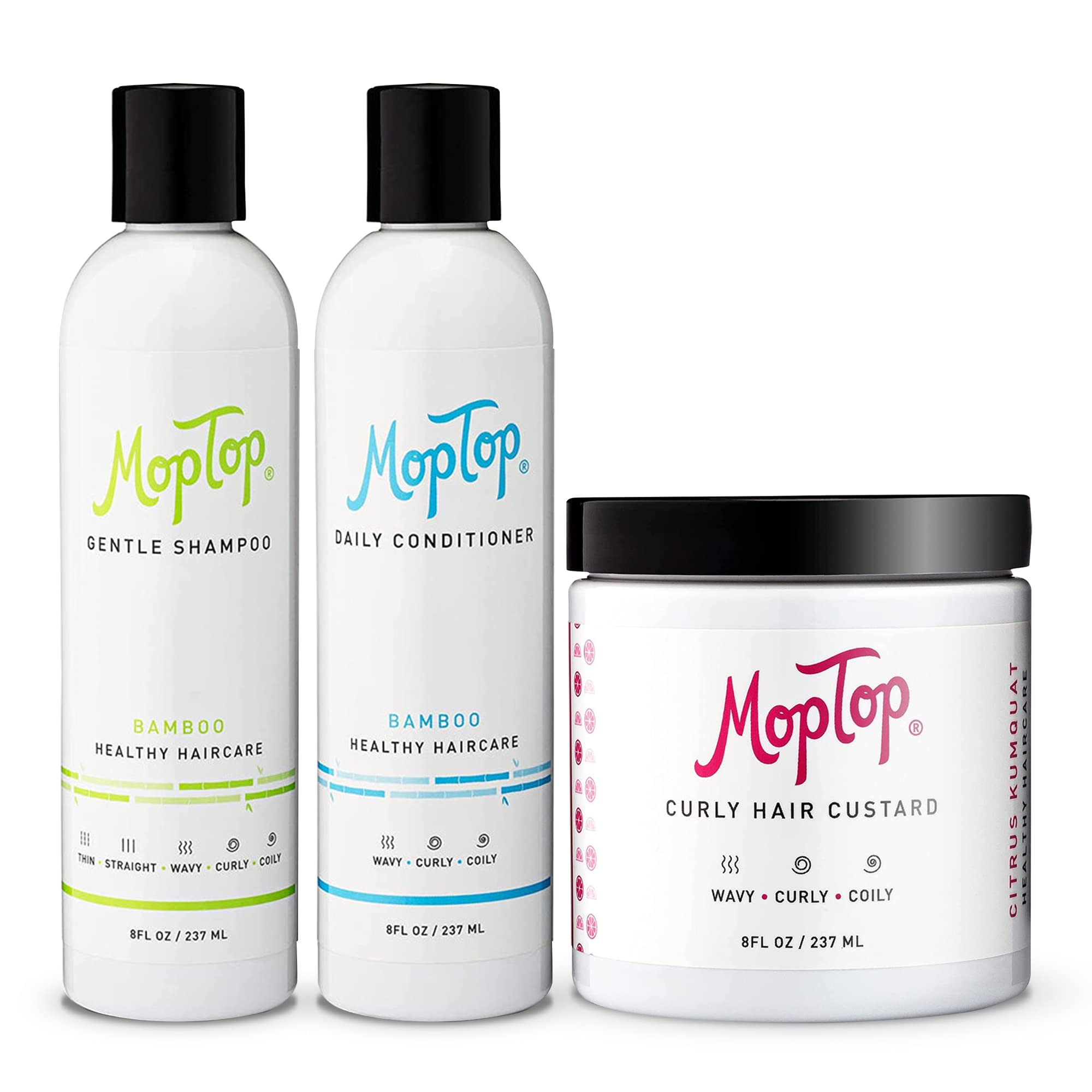 Foto 2 pulgar | Set Para El Cuidado Del Cabello, Champú Y Acondicionador Moptop Curly Hair Rutina - Venta Internacional.