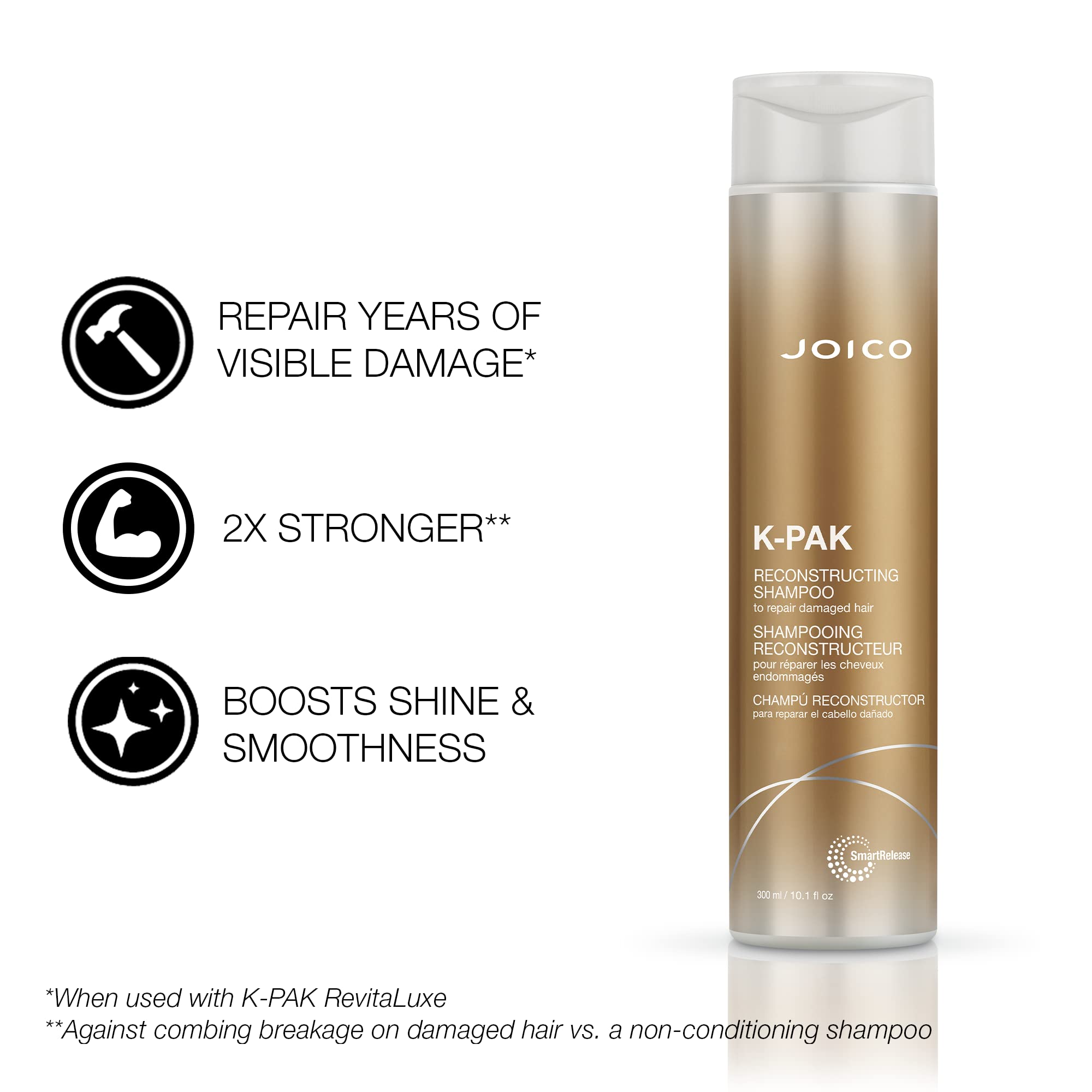 Foto 3 pulgar | Set De Champú Y Acondicionador Joico K-pak Repair Damage 300 Ml - Venta Internacional.