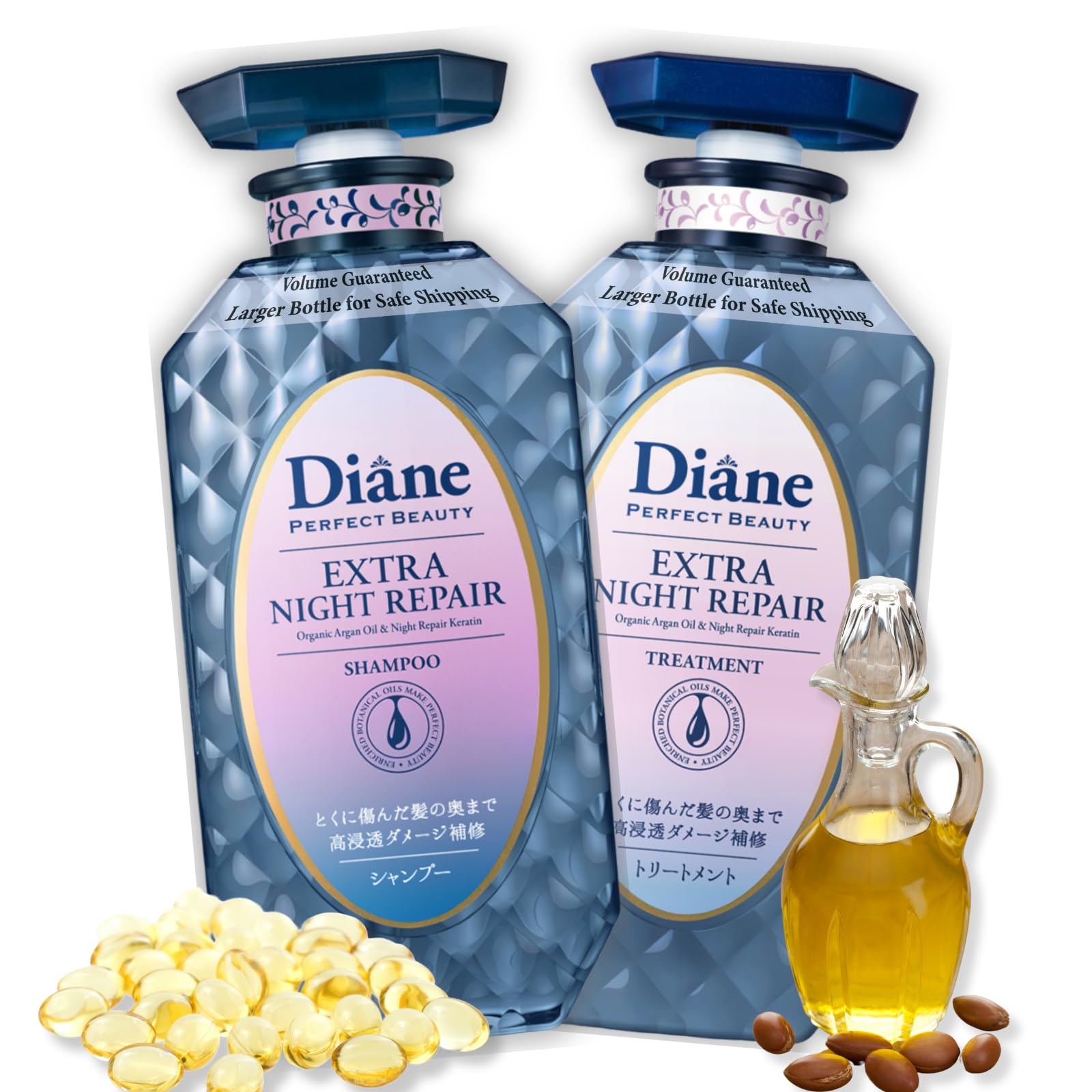 Foto 1 | Set De Champú Y Acondicionador Moist Diane Extra Night Repair - Venta Internacional.