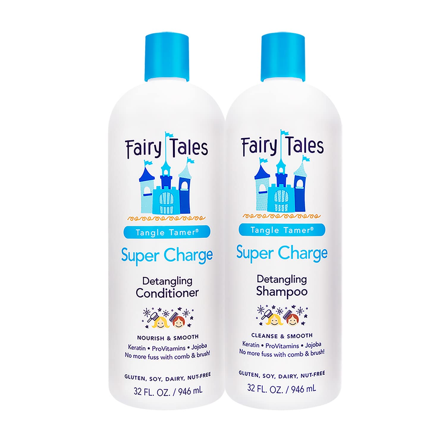 Foto 2 pulgar | Champú Y Acondicionador Fairy Tales Tangle Tamer Kids 960 Ml - Venta Internacional.