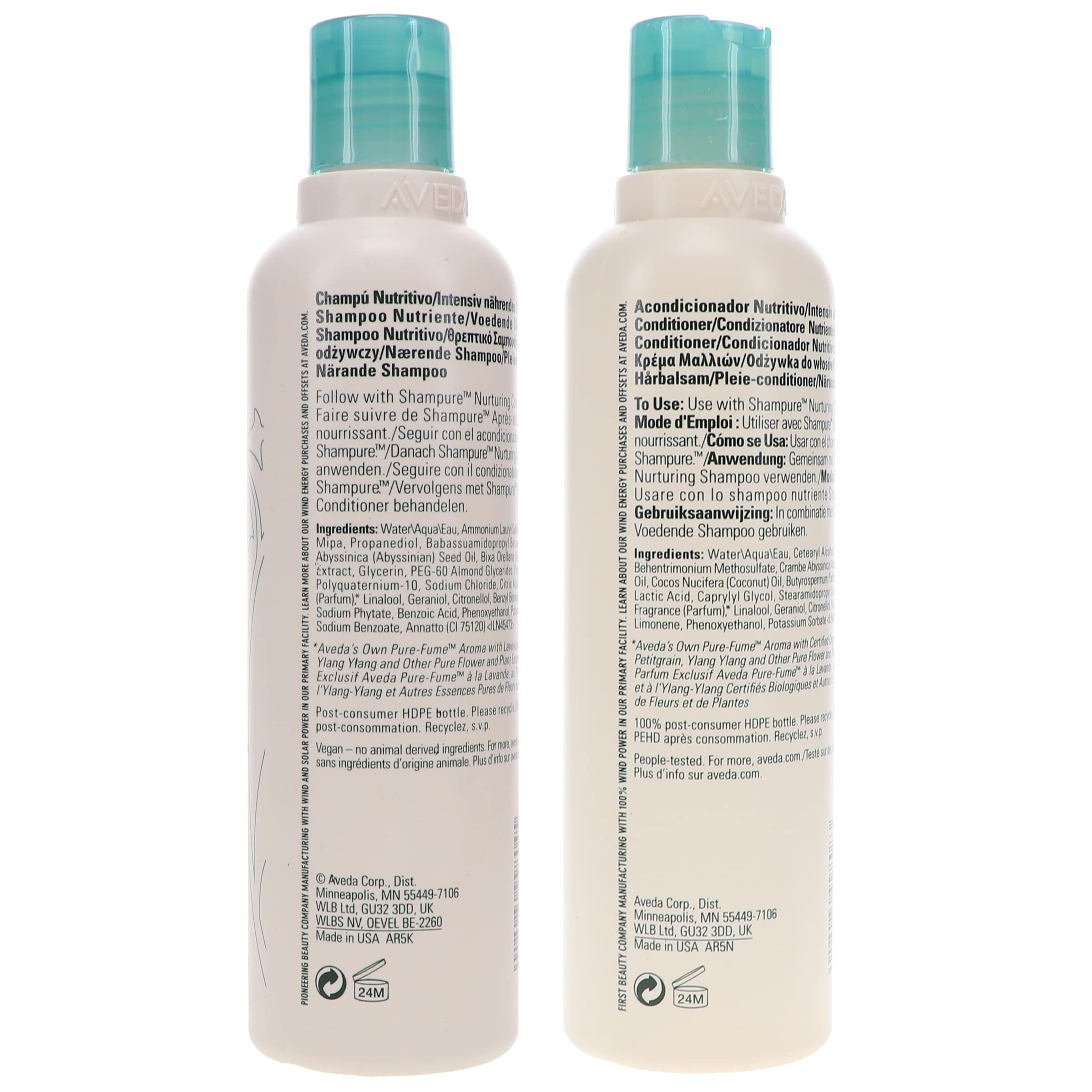 Foto 4 pulgar | Set De Champú Y Acondicionador Aveda Shampure Nurturing 250 Ml - Venta Internacional.