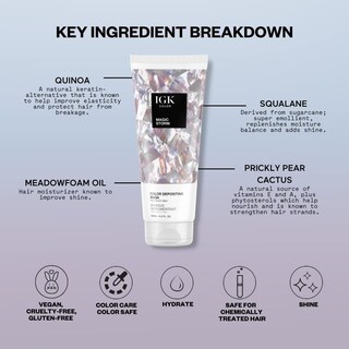 Foto 5 | Mascarilla Depositante De Color Igk Magic Storm Pálido Violeta Gris 180 Ml - Venta Internacional.