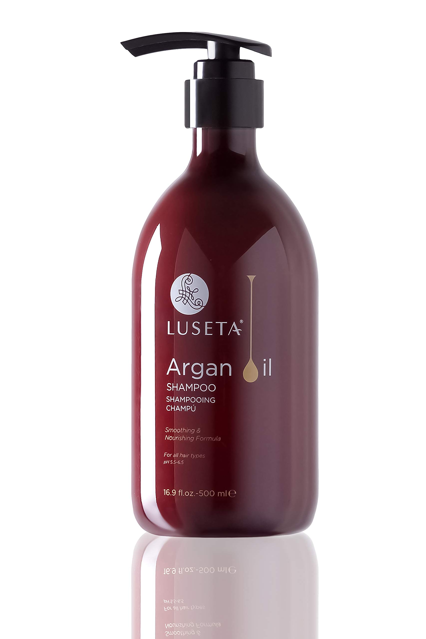 Champú Luseta Con Aceite De Argán Hidratante, 500 Ml - Venta Internacional.