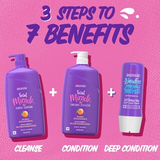 Foto 7 | Champú Acondicionador Y Tratamiento Aussie Total Miracle Para El Cuidado Del Cabello - Venta Internacional.