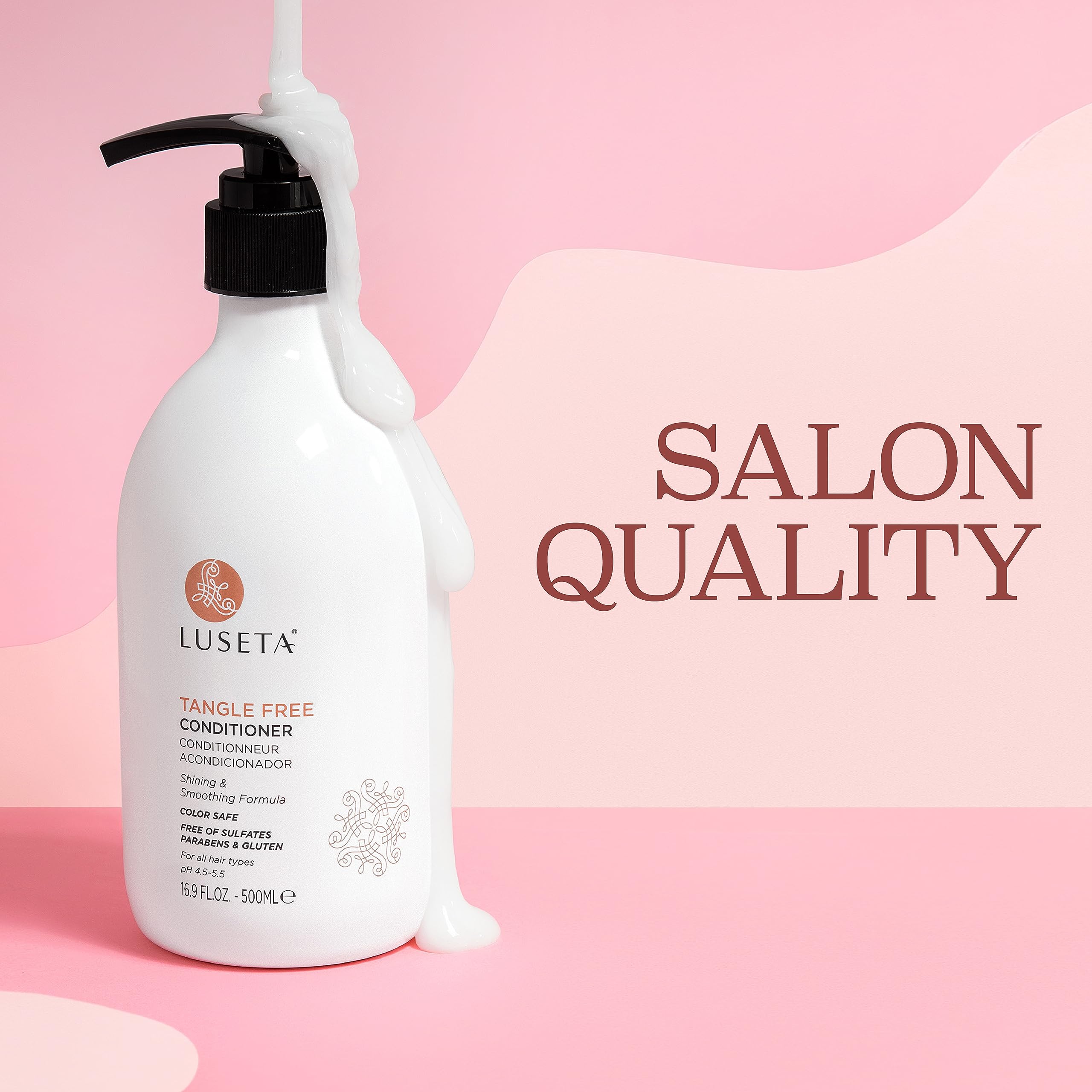 Foto 4 pulgar | Acondicionador Luseta Tangle Free Rutina Con Queratina Y Aceite De Argán  500 Ml - Venta Internacional.