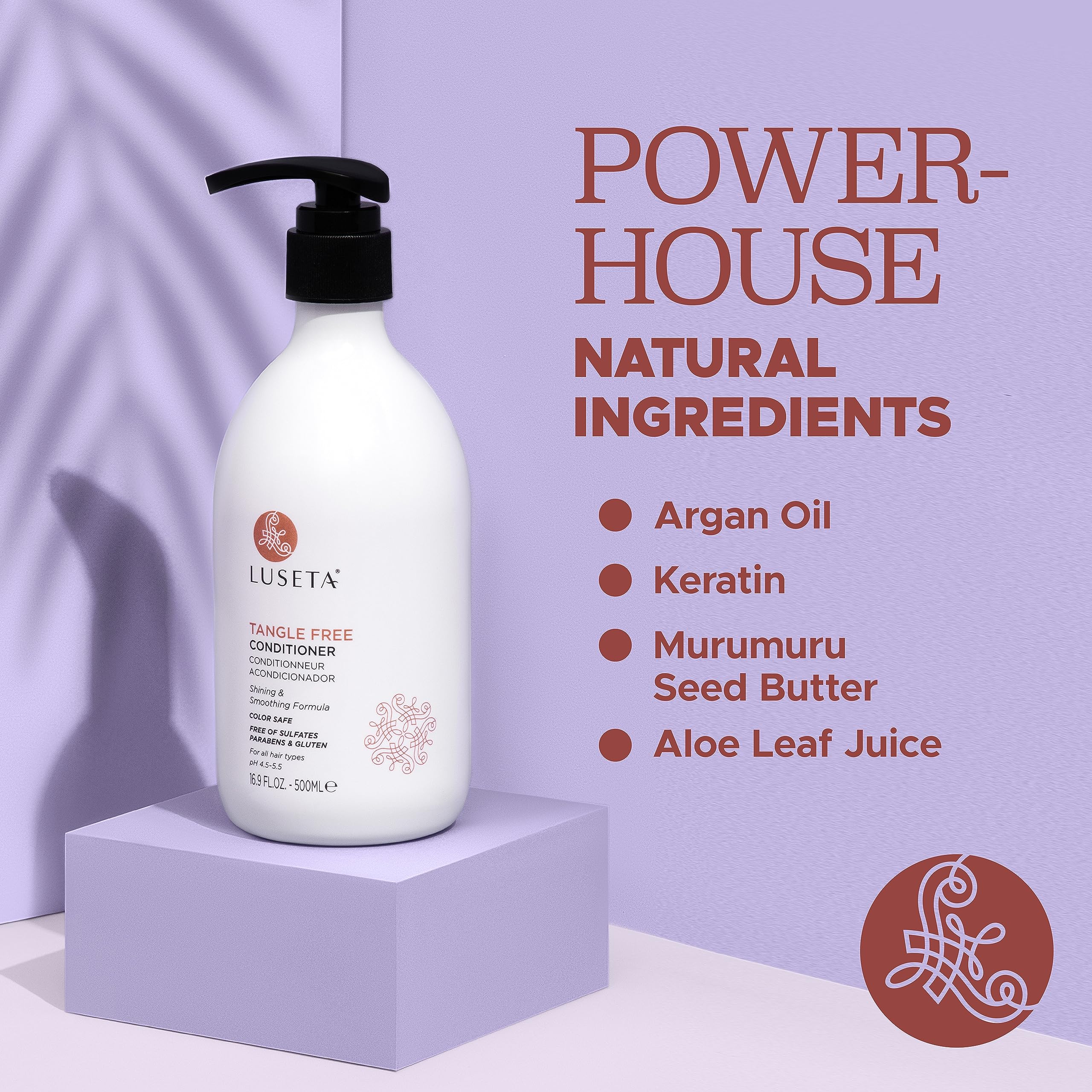 Foto 6 pulgar | Acondicionador Luseta Tangle Free Rutina Con Queratina Y Aceite De Argán  500 Ml - Venta Internacional.