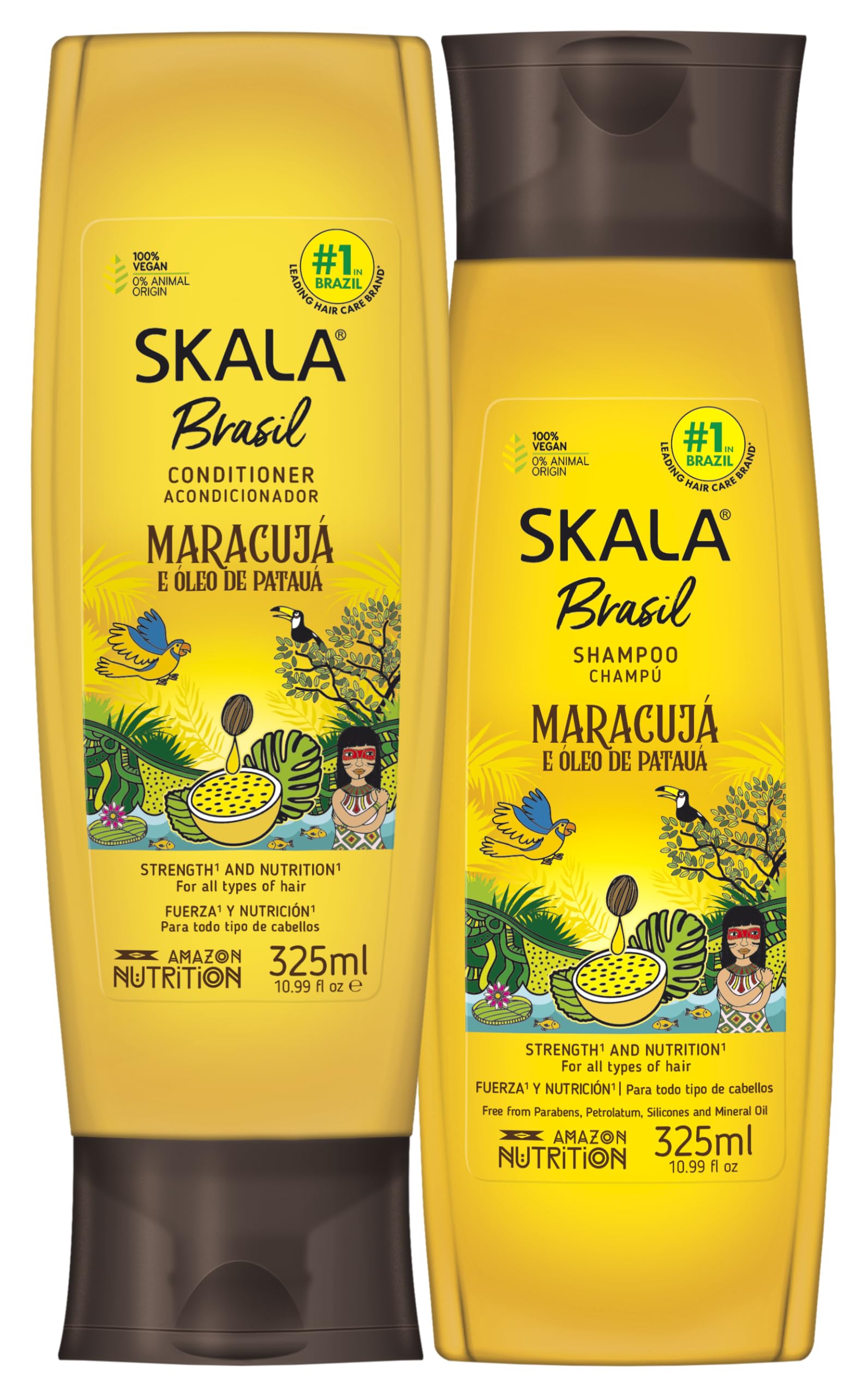 Foto 2 pulgar | Set De Champú Y Acondicionador Skala Brasil Passion Fruit 650 Ml - Venta Internacional.