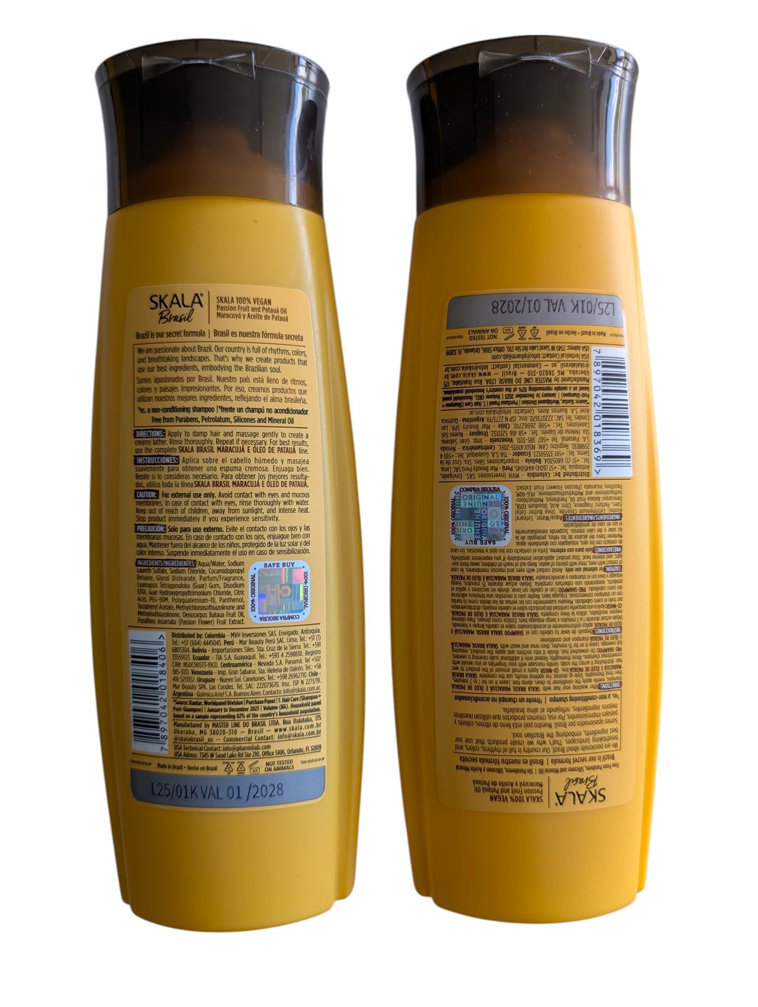 Foto 5 pulgar | Set De Champú Y Acondicionador Skala Brasil Passion Fruit 650 Ml - Venta Internacional.