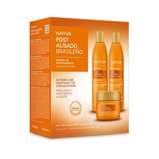 Foto 1 | Set De Champú Acondicionador Y Mascarilla Para El Alisado Post Keratin 250 Ml - Kativa - Venta Internacional.