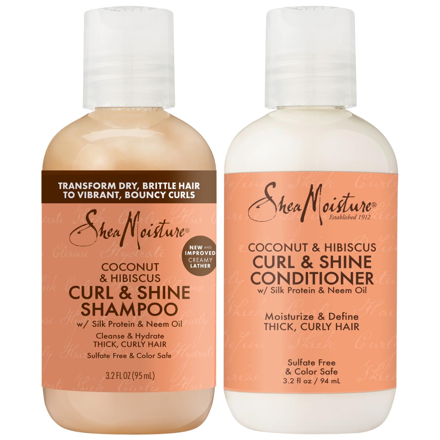 Champú Y Acondicionador Sheamoisture Curl & Shine 100 Ml Travel - Venta Internacional.
