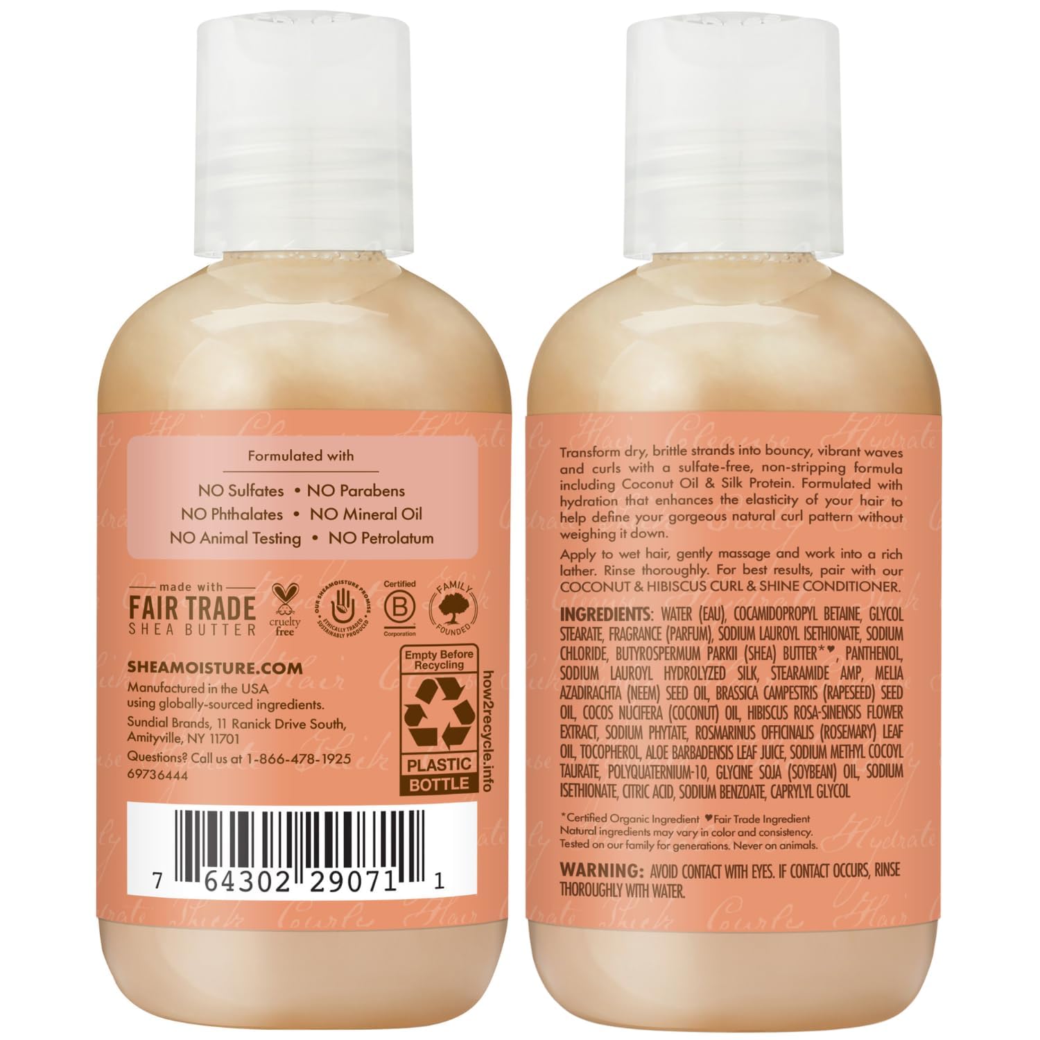Foto 3 pulgar | Champú Y Acondicionador Sheamoisture Curl & Shine 100 Ml Travel - Venta Internacional.