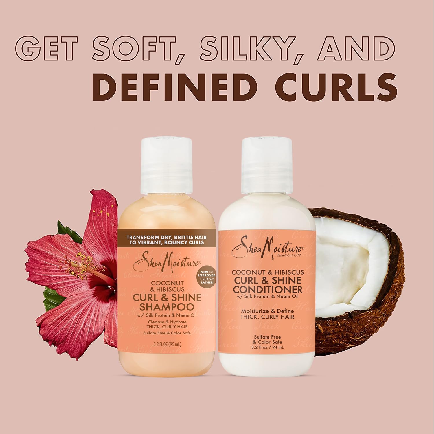 Foto 7 pulgar | Champú Y Acondicionador Sheamoisture Curl & Shine 100 Ml Travel - Venta Internacional.