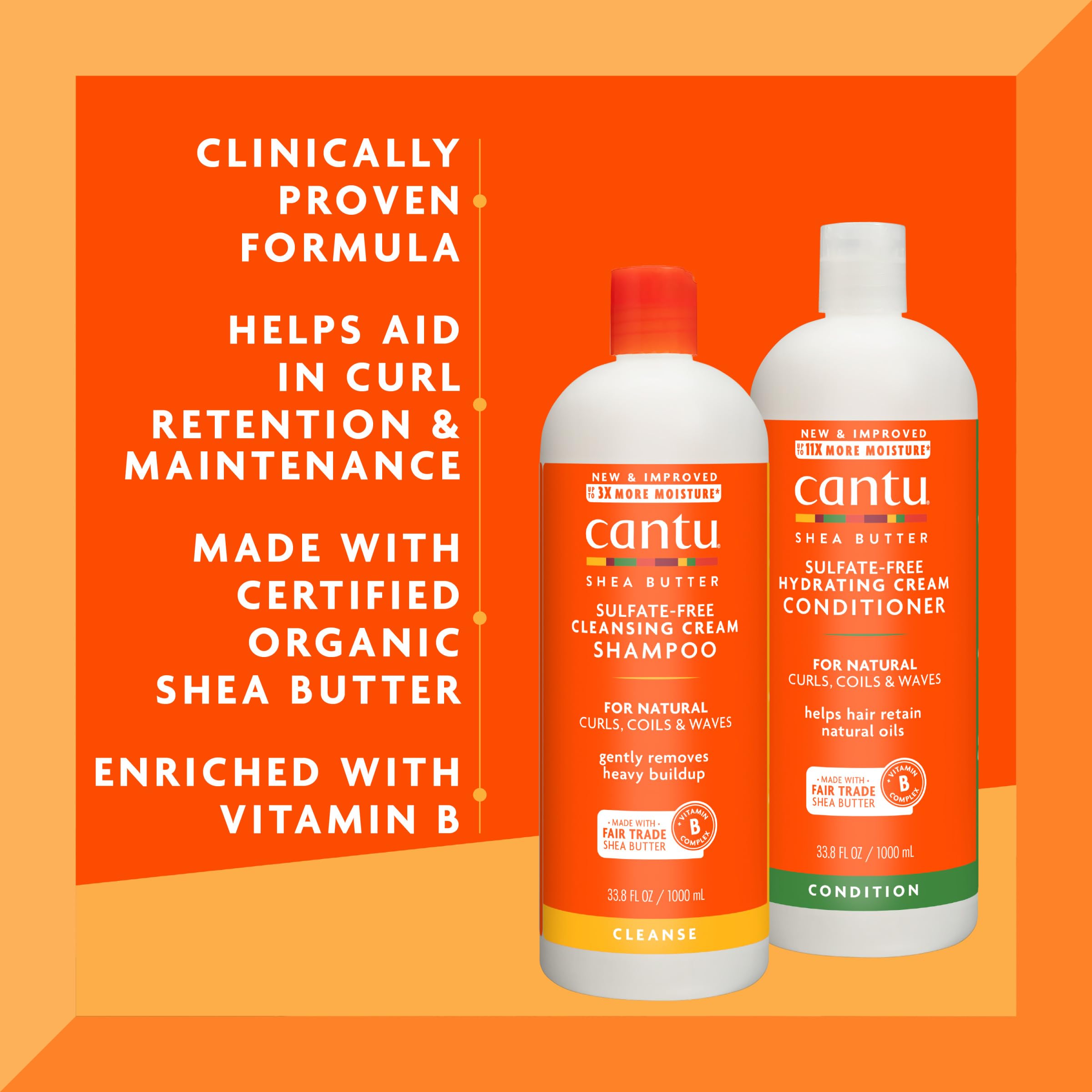 Foto 4 pulgar | Champú Y Acondicionador Cantu Con Manteca De Karité  1 Litro (paquete De 2) - Venta Internacional.