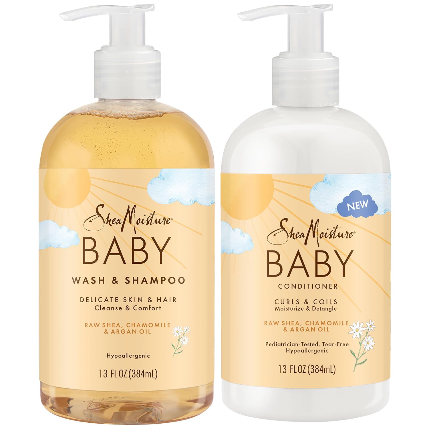 Set De Cuidado Para Bebés Sheamoisture Baby Wash & Shampoo + Acondicionador - Venta Internacional.