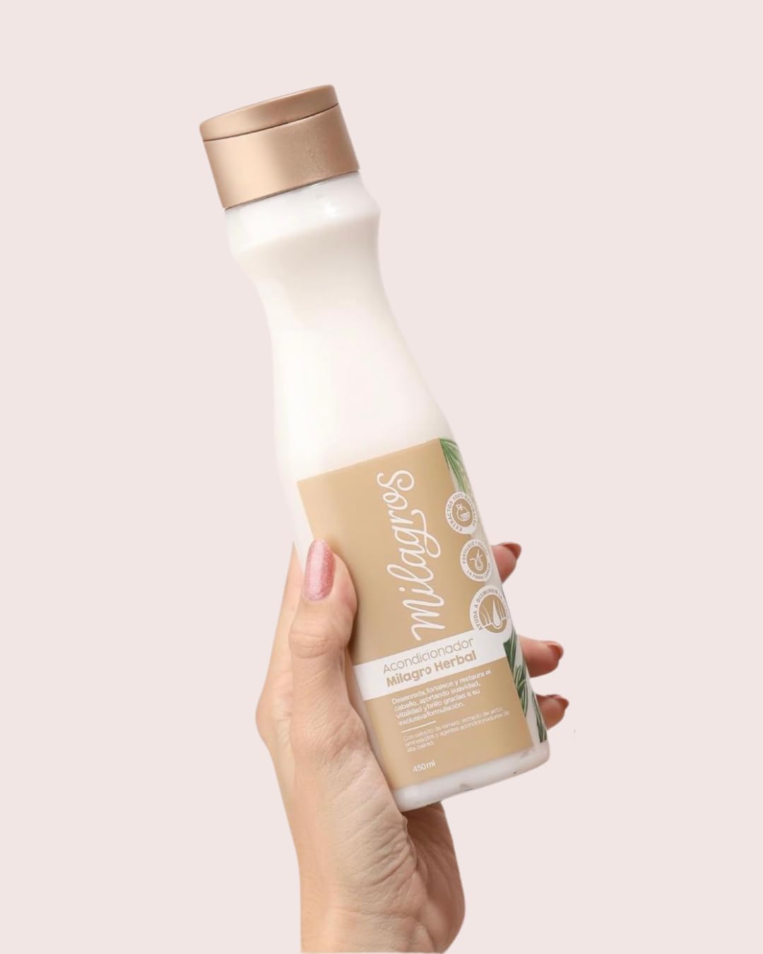 Foto 4 pulgar | Champú Y Acondicionador Milagros Herbal 450ml - 100% Natural - Venta Internacional.