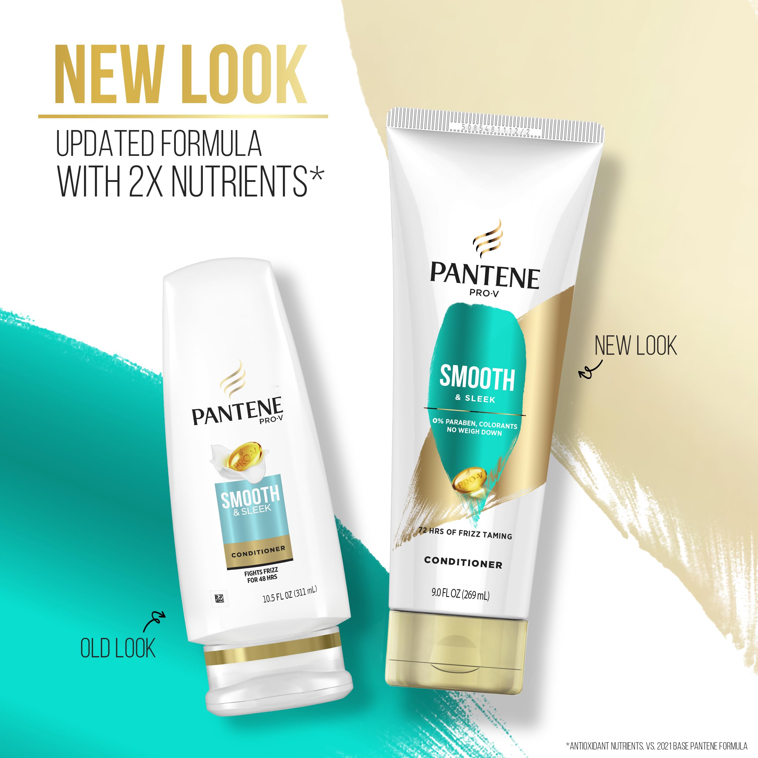 Foto 3 pulgar | Set Dual De Champú Y Acondicionador Pantene Pro-v Smooth & Sleek - Venta Internacional.