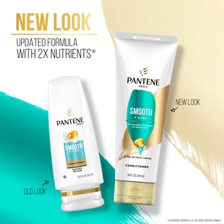 Foto 2 | Set Dual De Champú Y Acondicionador Pantene Pro-v Smooth & Sleek - Venta Internacional.