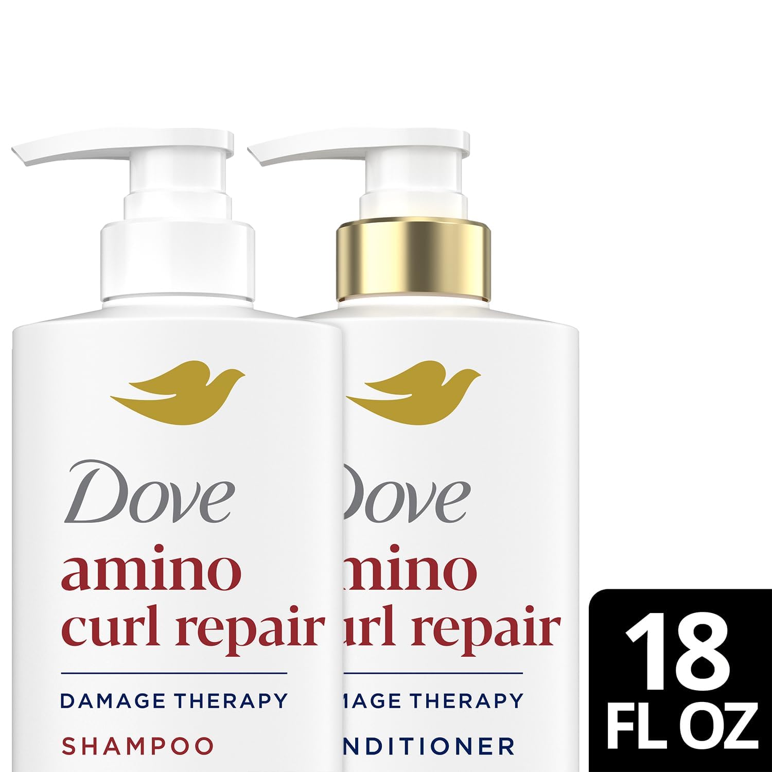 Foto 3 | Set De Champú Y Acondicionador Dove Amino Curl Repair 500 Ml - Venta Internacional.