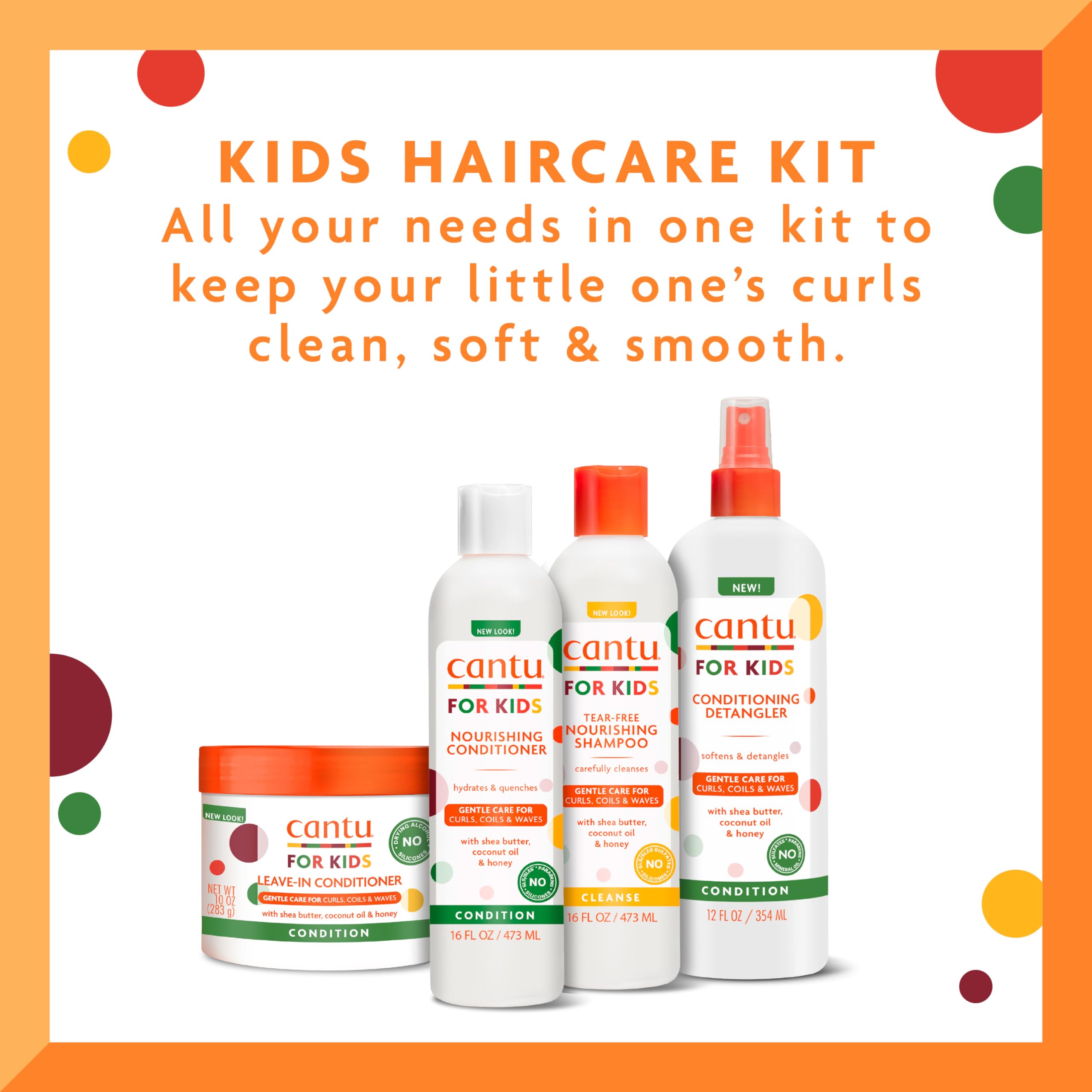 Foto 2 | Set De Cuidado Del Cabello Cantu Care Para Niños Con Champú Y Acondicionador - Venta Internacional.