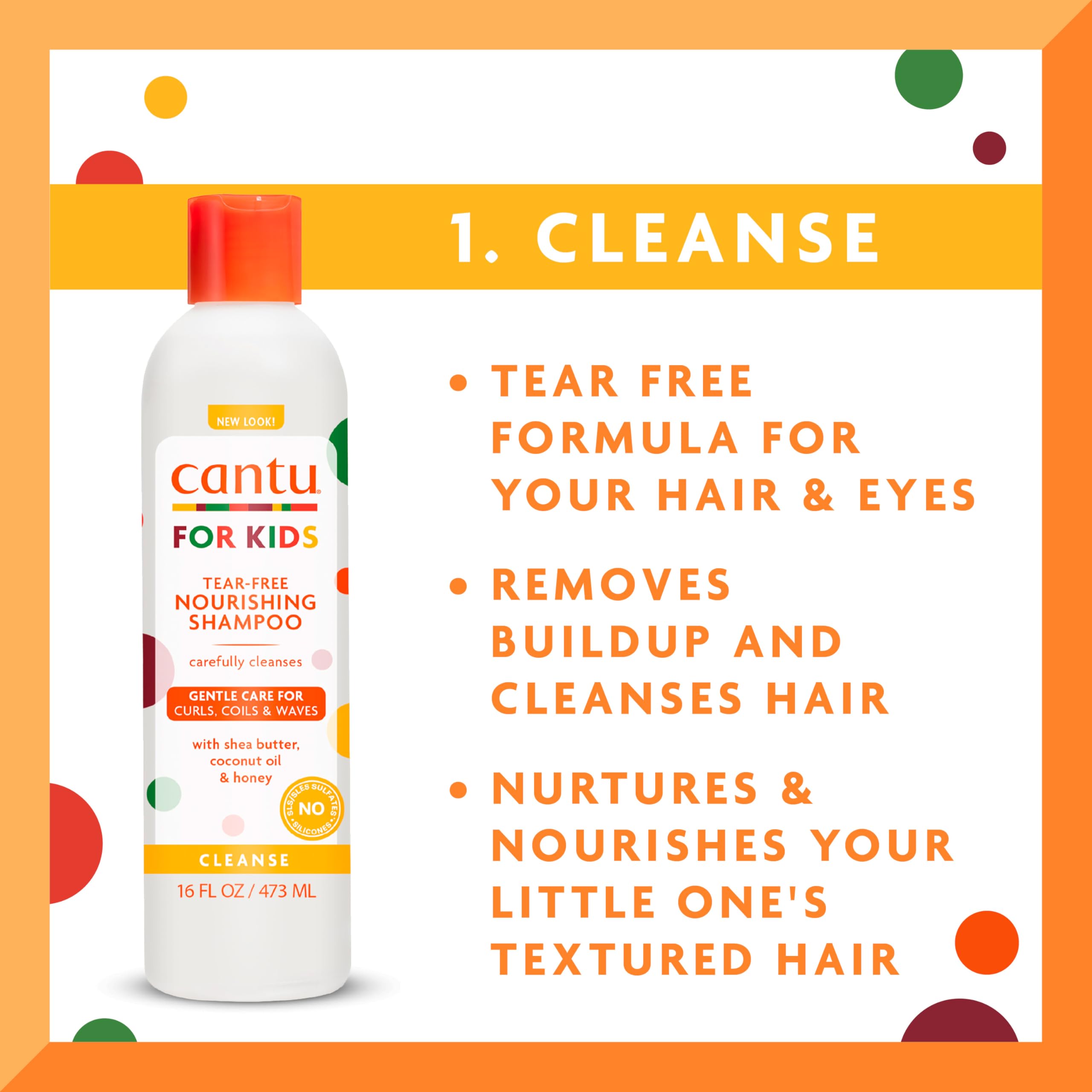 Foto 4 pulgar | Set De Cuidado Del Cabello Cantu Care Para Niños Con Champú Y Acondicionador - Venta Internacional.