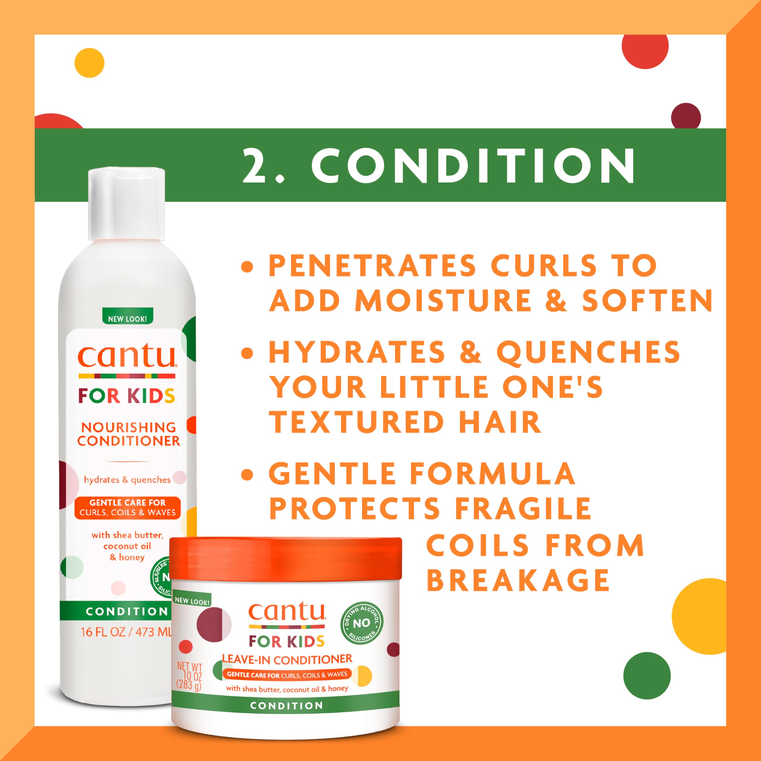 Foto 4 | Set De Cuidado Del Cabello Cantu Care Para Niños Con Champú Y Acondicionador - Venta Internacional.
