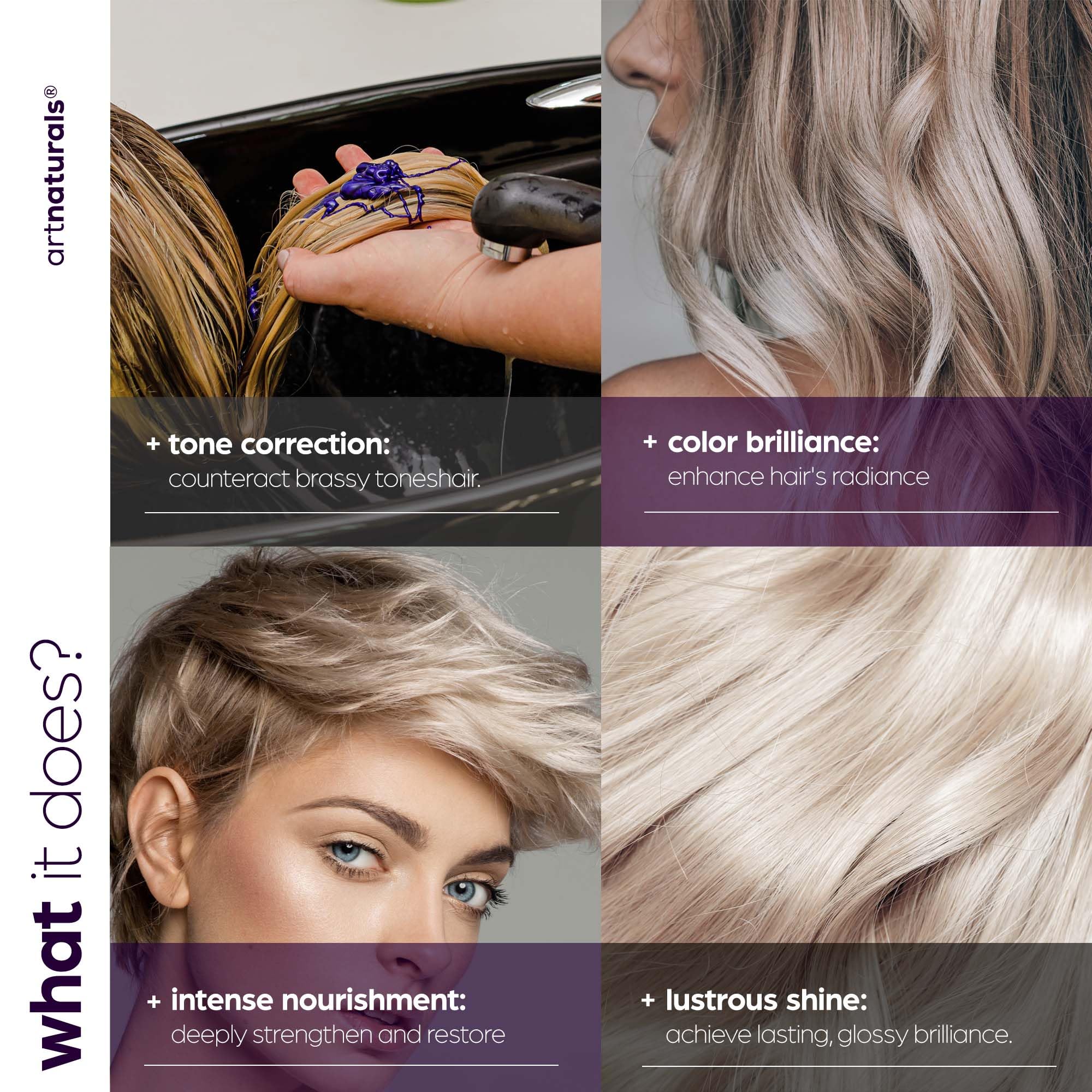 Foto 3 | Acondicionador Artnaturals Purple Protect  Equilibra Los Tonos  473 Ml - Venta Internacional.