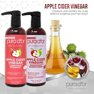 Foto 5 | Set Thin2thick De Vinagre De Sidra De Manzana Pura D'or Para El Cuidado Del Cabello - Venta Internacional.