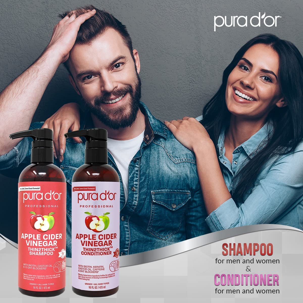 Foto 7 pulgar | Set Thin2thick De Vinagre De Sidra De Manzana Pura D'or Para El Cuidado Del Cabello - Venta Internacional.