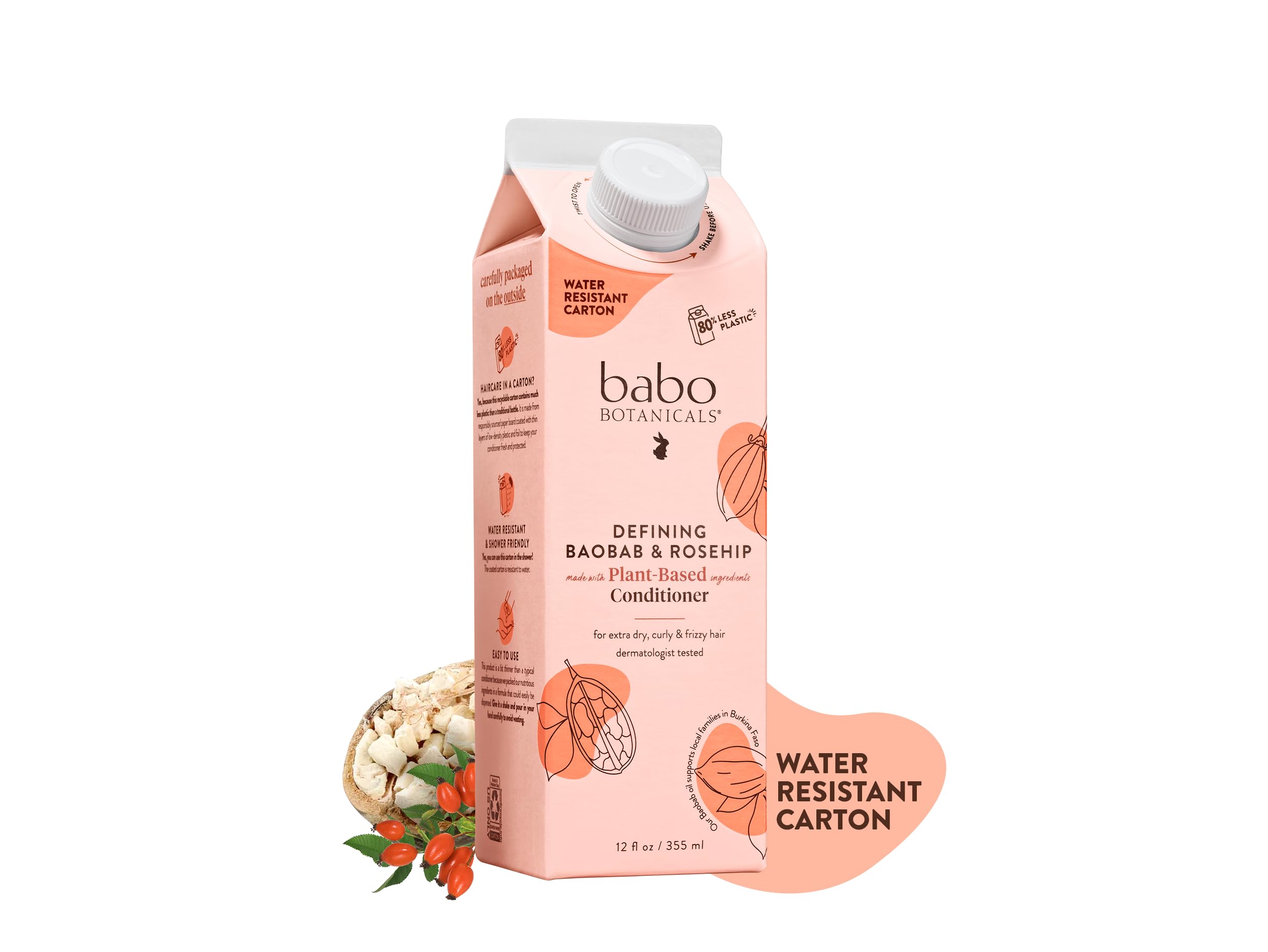 Acondicionador Babo Botanicals Defining Baobab Y Rosa Mosqueta 236 Ml - Venta Internacional.