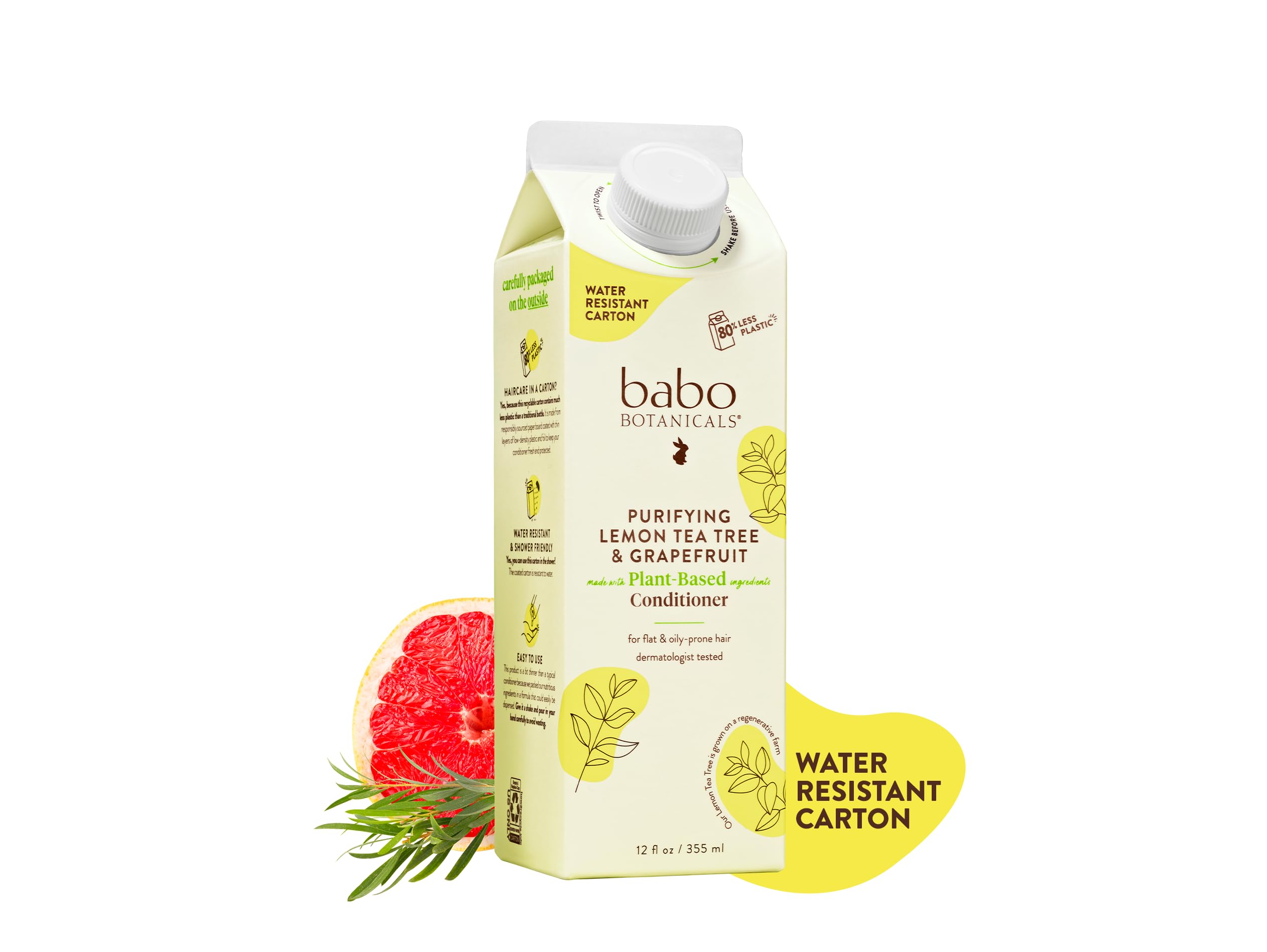 Acondicionador Purificador Babo Botanicals  Limón  Árbol De Té Y Pomelo - Venta Internacional.