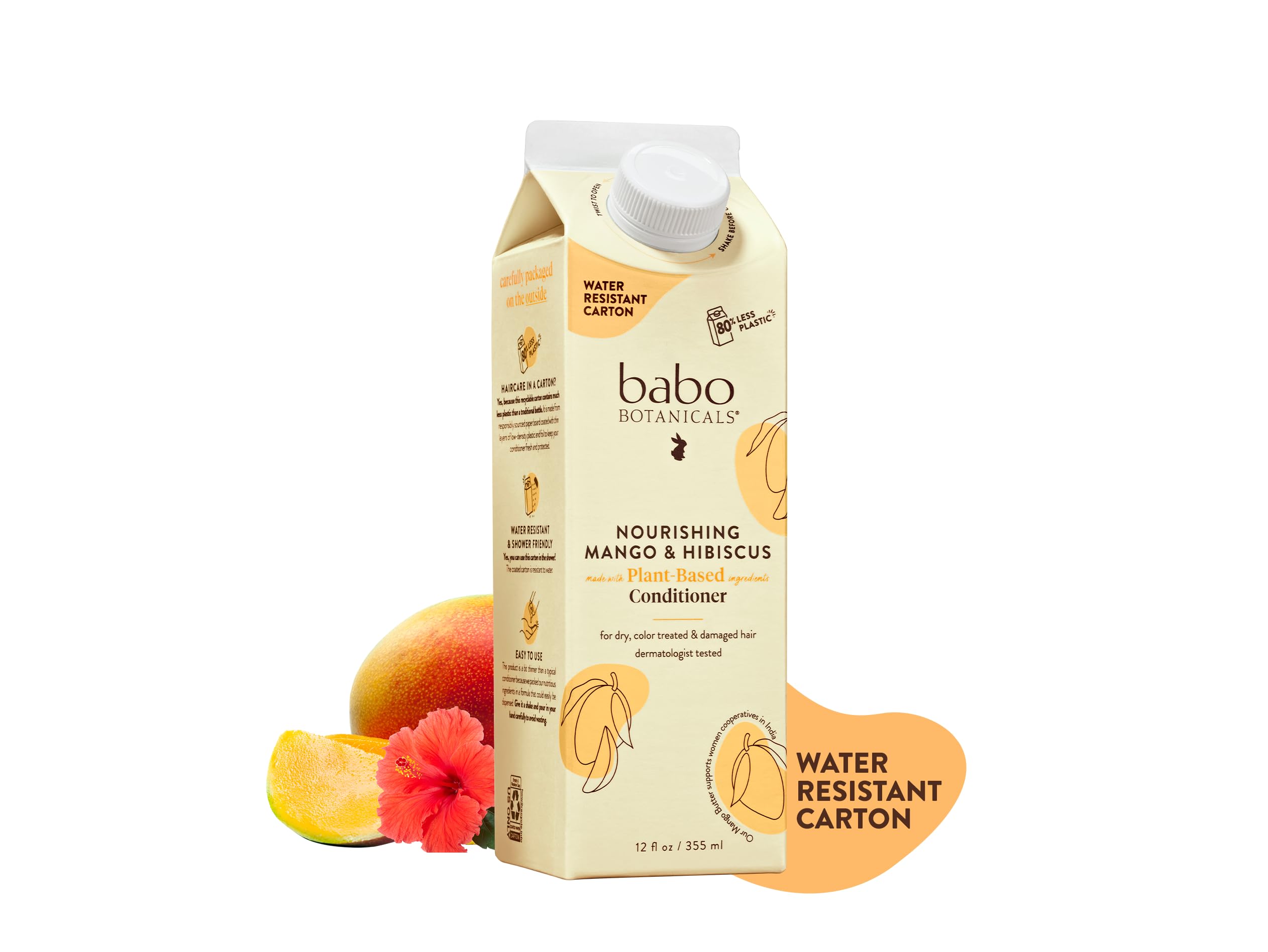 Acondicionador Babo Botanicals  Nutritivo  Mango E Hibisco  240 Ml - Venta Internacional.