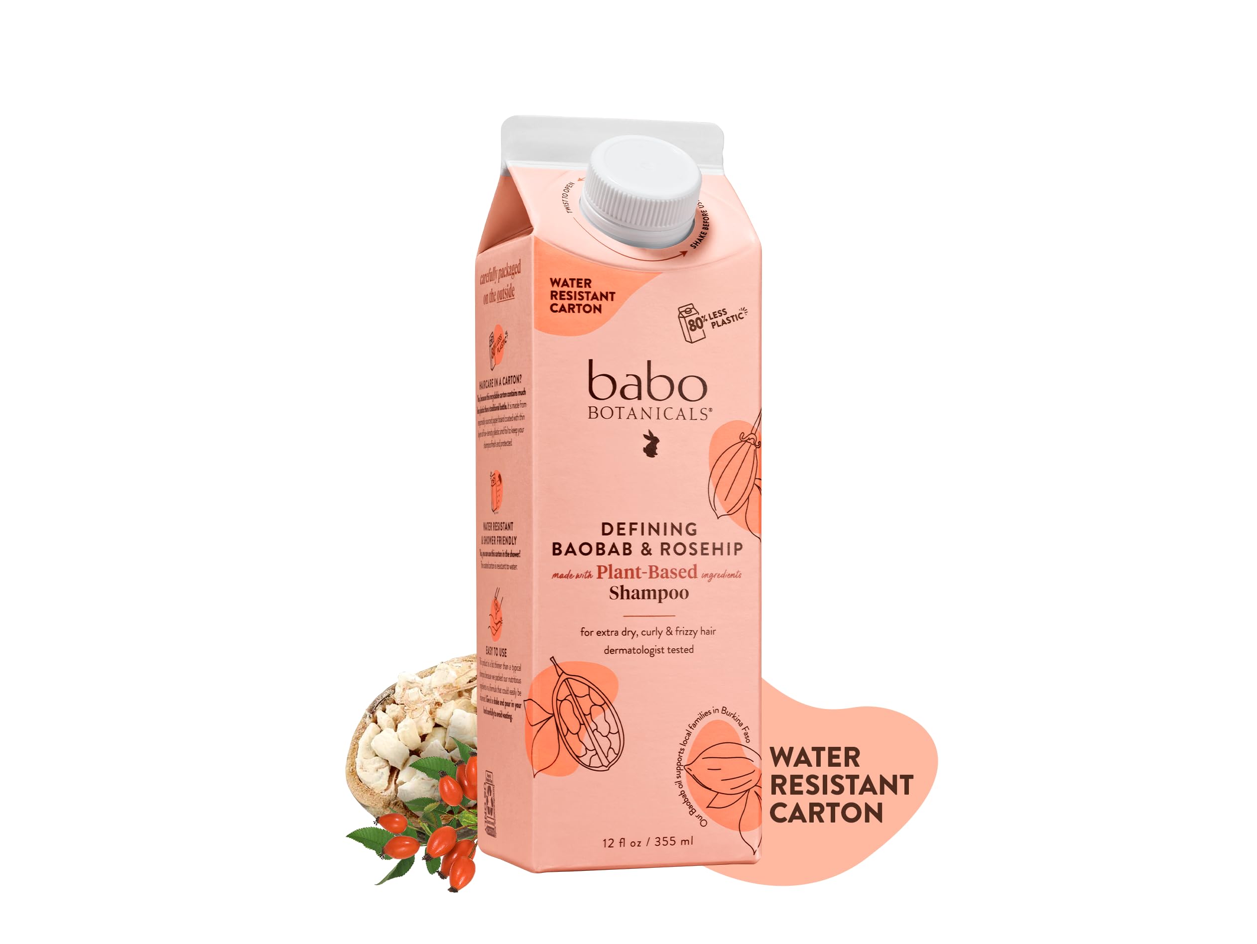 Foto 2 pulgar | Champú Babo Botanicals Defining Baobab Y Rosa Mosqueta 236 Ml - Venta Internacional.