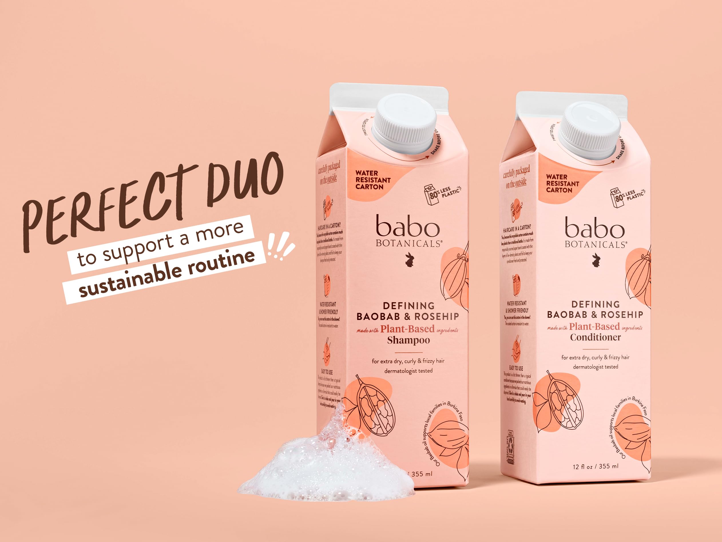 Foto 8 pulgar | Champú Babo Botanicals Defining Baobab Y Rosa Mosqueta 236 Ml - Venta Internacional.
