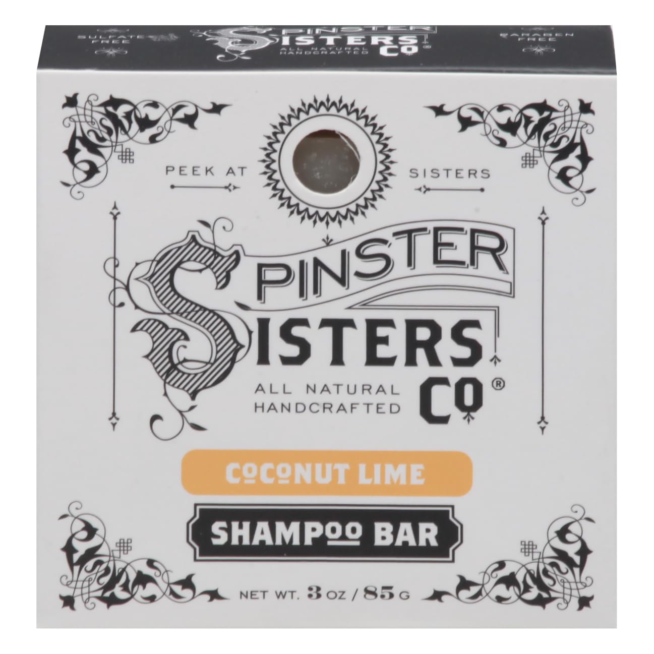 Champú En Barra Spinster Sisters Co Coco Lima 85g - Venta Internacional.