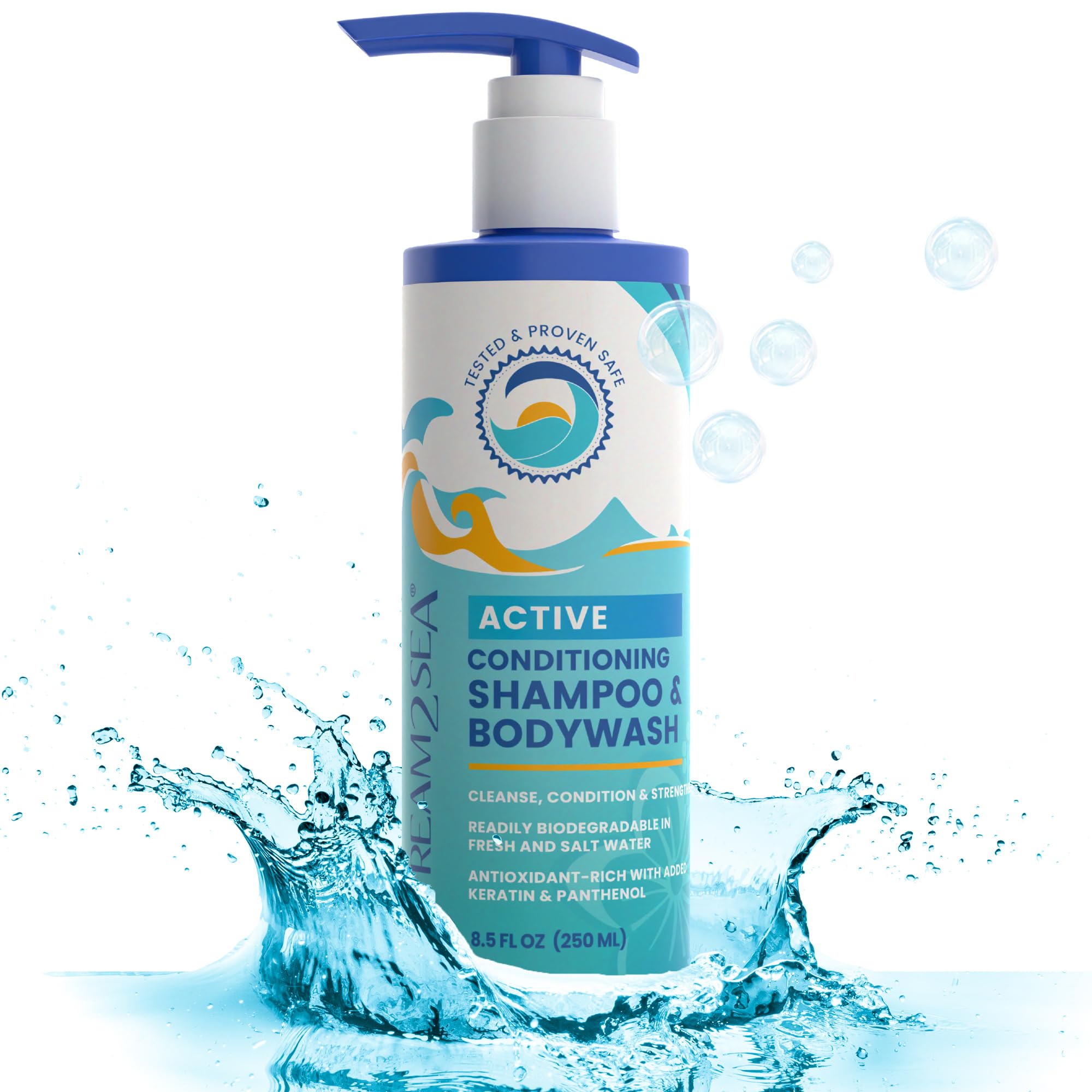 Set De Champú Y Acondicionador Stream 2 Sea 3-in-1 Swim - Venta Internacional.