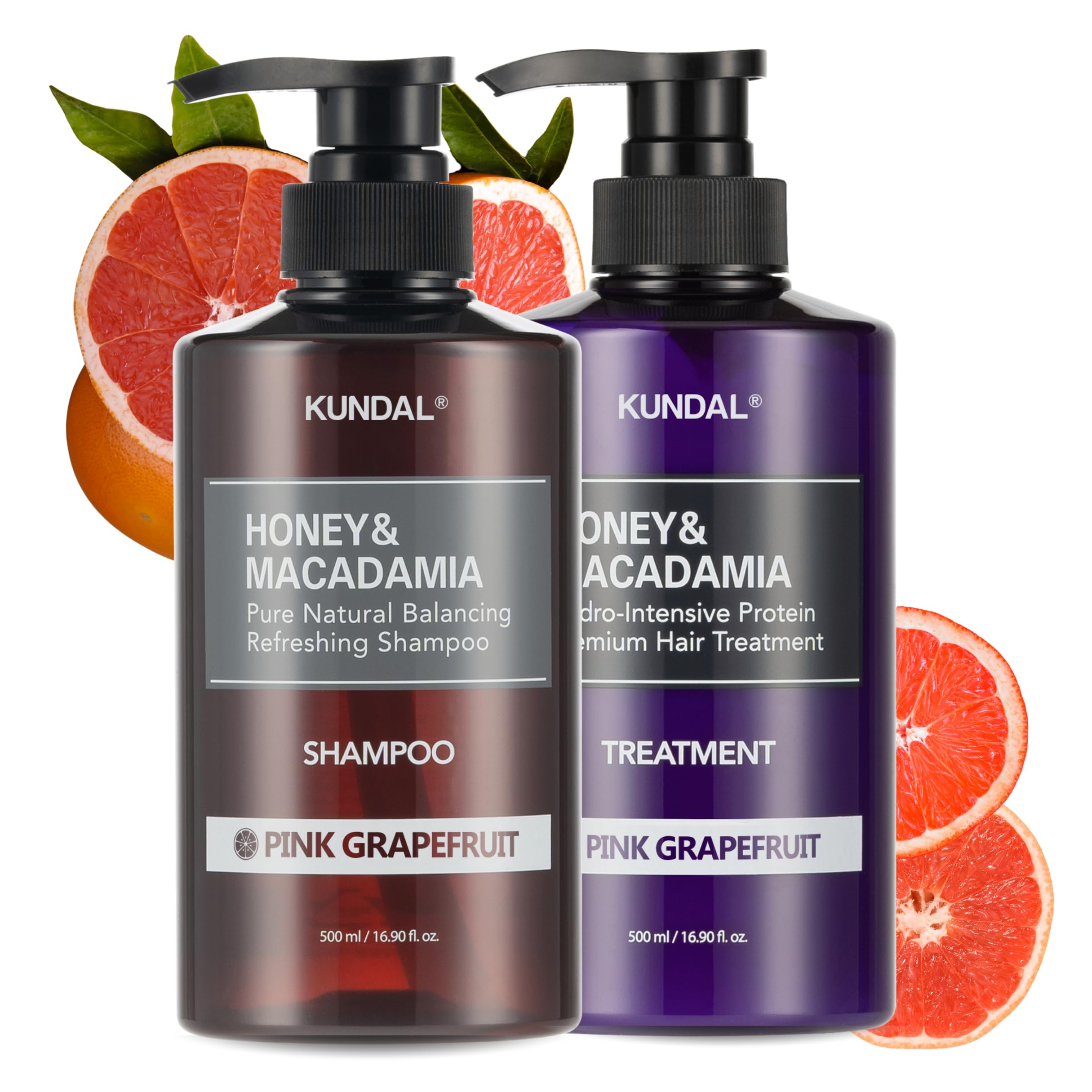 Set De Champú Y Acondicionador Kundal Natural Pink Grapefruit - Venta Internacional.