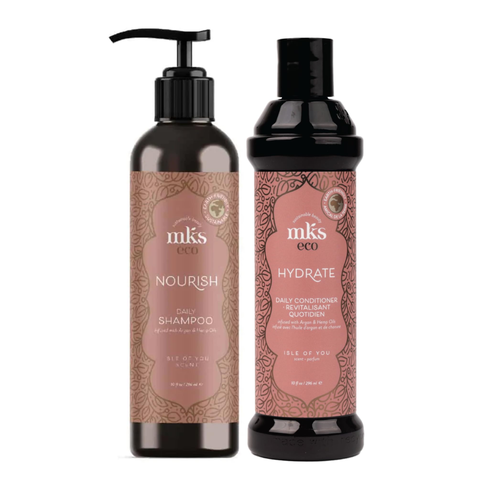 Set De Champú Y Acondicionador Earthly Body Mks Eco Isle Of You - Venta Internacional.